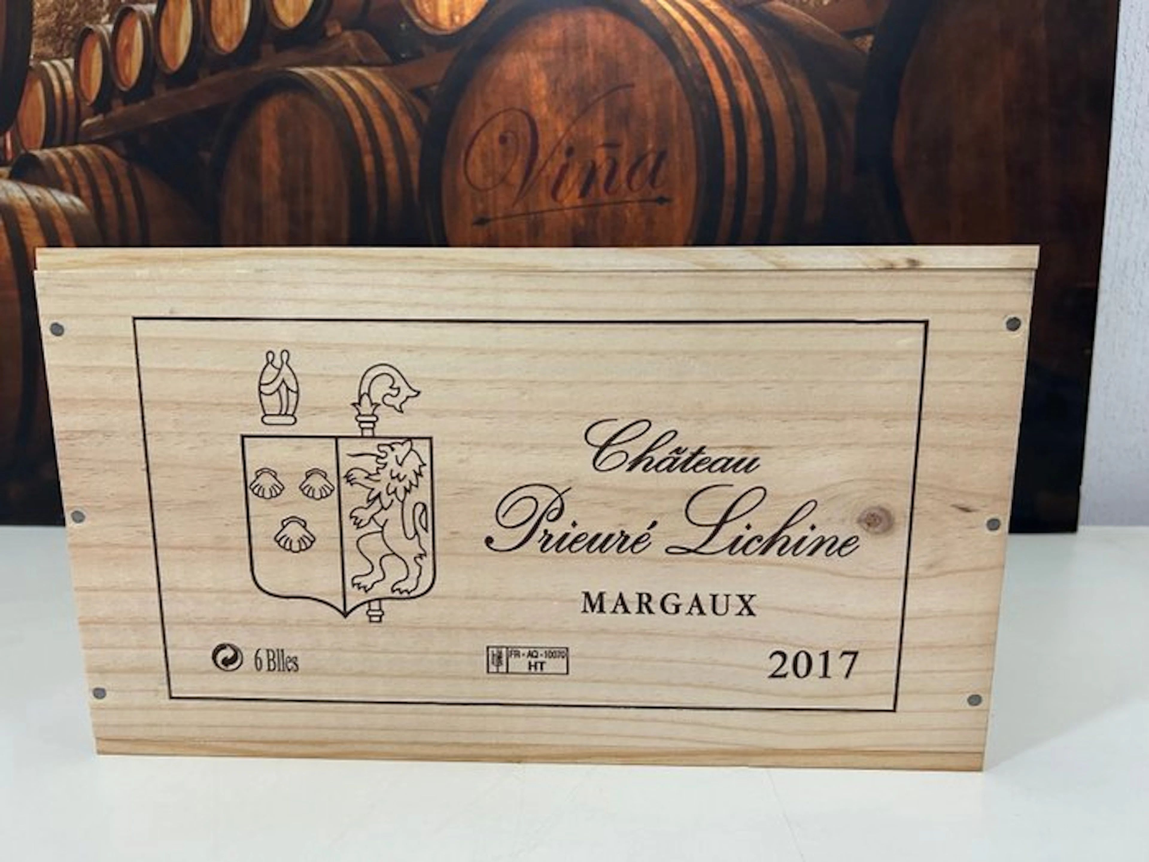 2017 Chateau Prieure Lichine - Margaux 4ème Grand Cru Classé - 6 Bottles