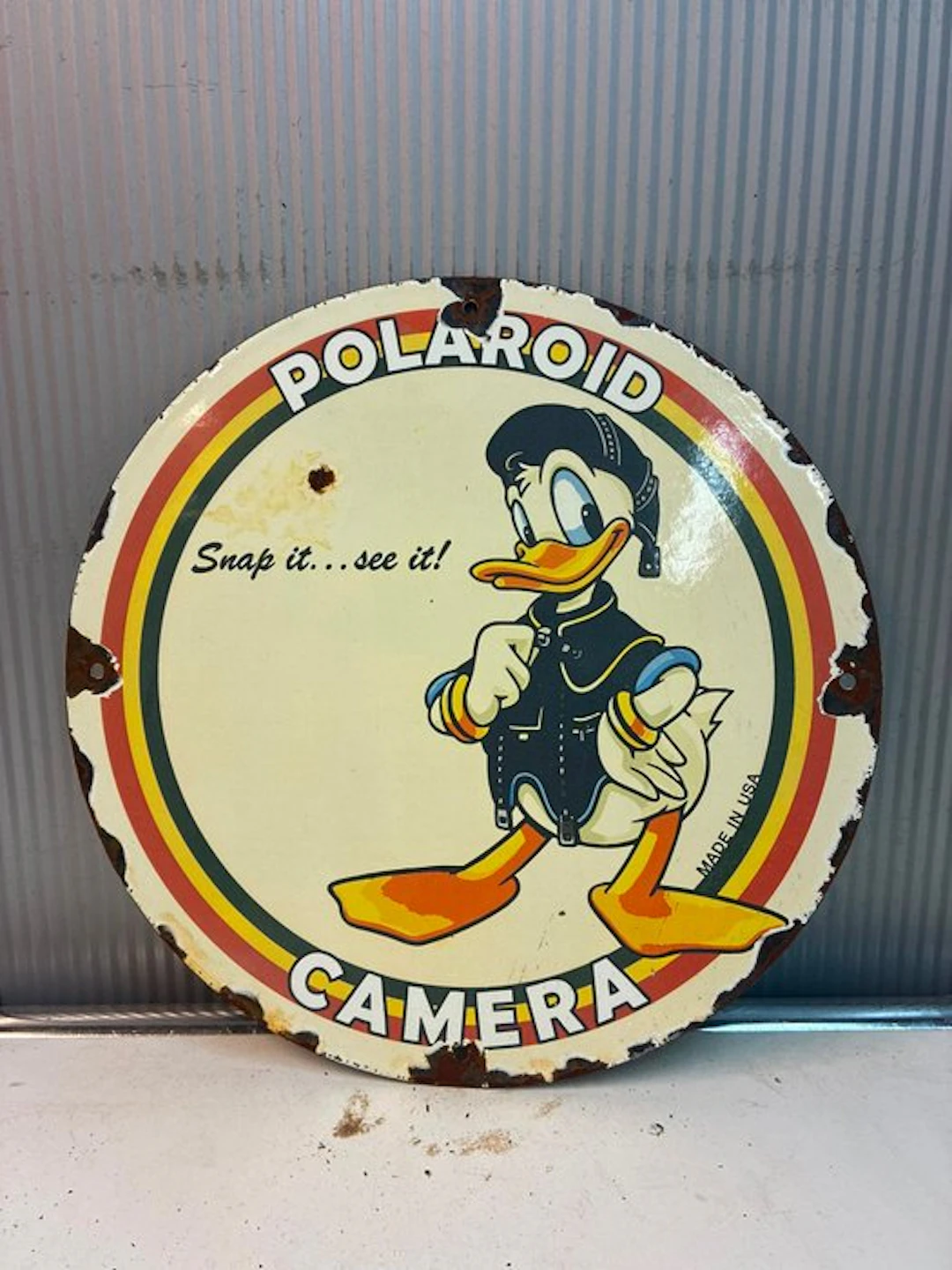Polaroid Polaroid Camera – Donald Duck – Rond Emaille...