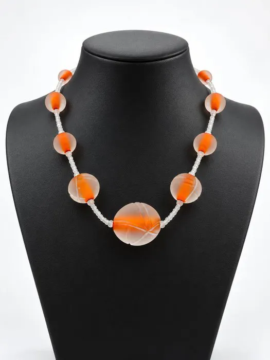 Murano glass - Necklace - submerged Murano glass