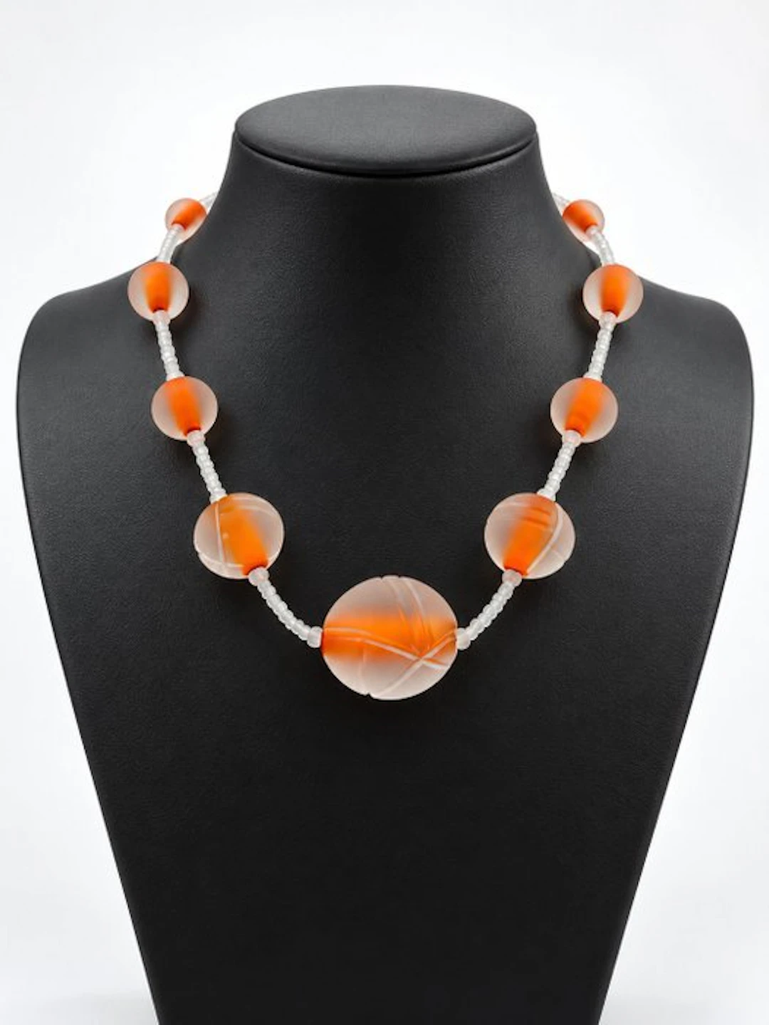 Murano glass - Necklace - submerged Murano glass
