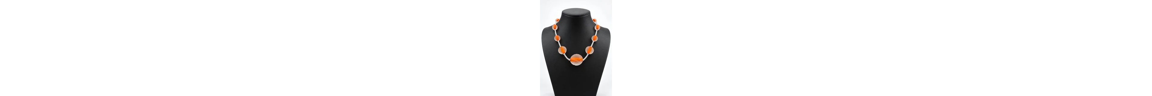 Murano glass - Necklace - submerged Murano glass