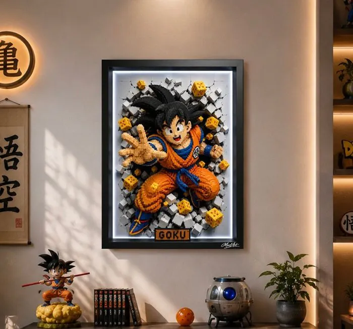 Ldm. - “Goku – Brick Heroes Unleashed” By LDM - Digital AI