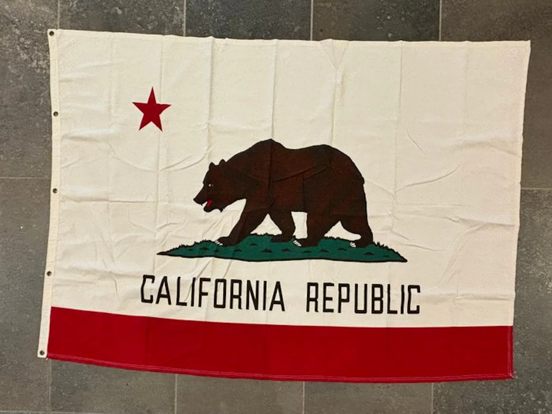 United States - Flag - California Republic cotton flag - 214X143 CM.