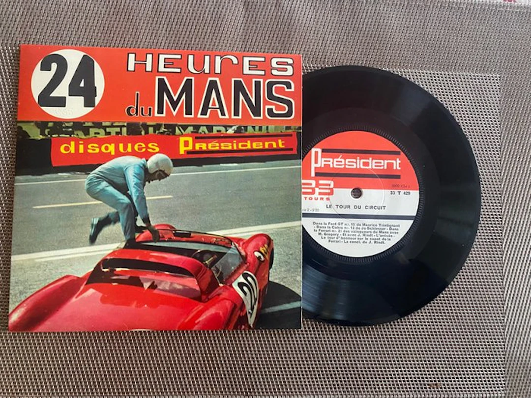 Vinyl record 24 Hours of Le Mans 1964 Jean GUICHET / Nino...