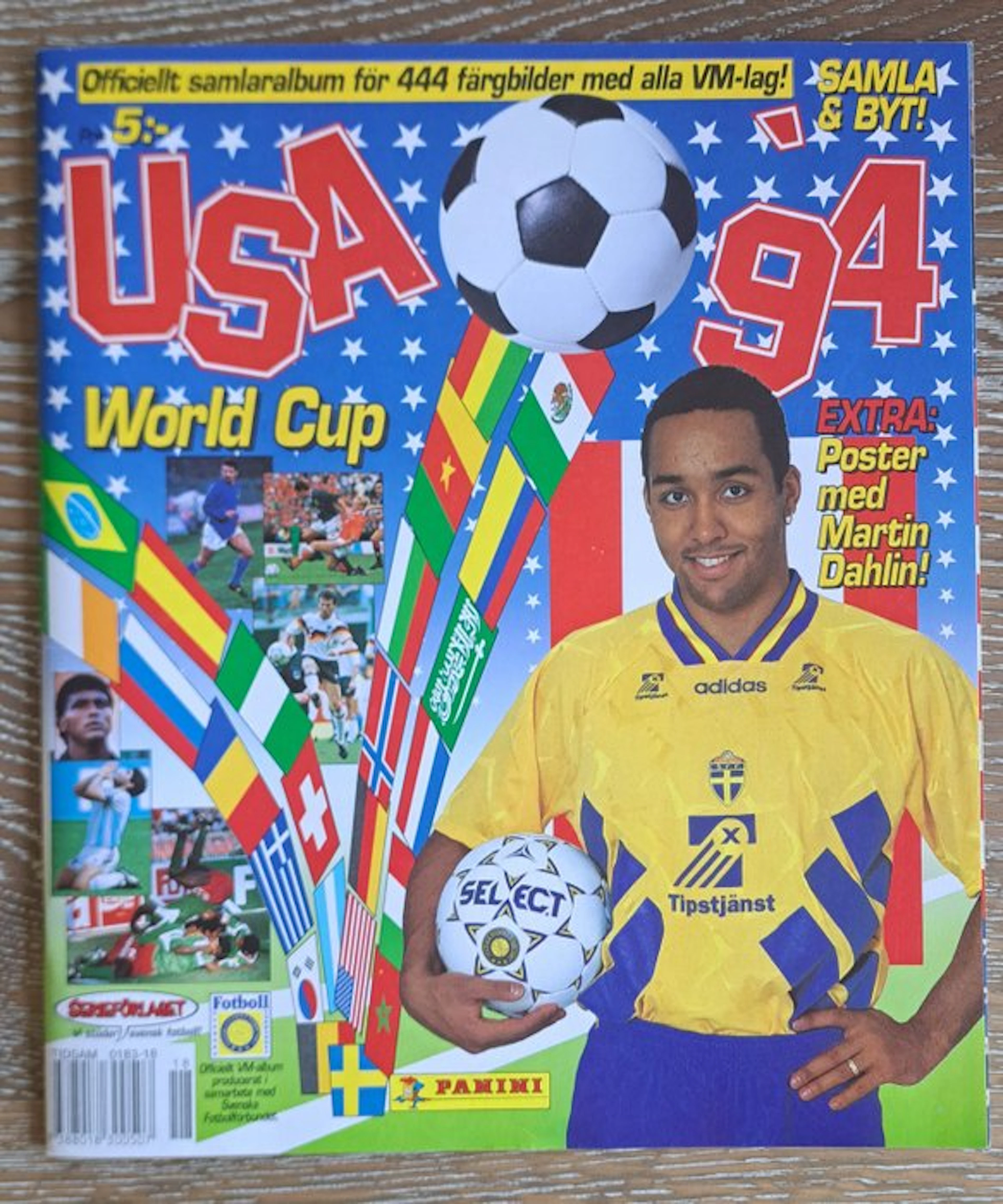 Panini World Cup USA 94 - Swedish Edition - Including the...