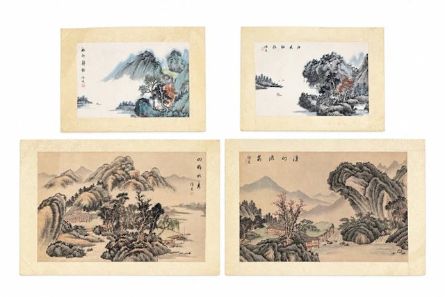Silk, Paper - China - 20th century