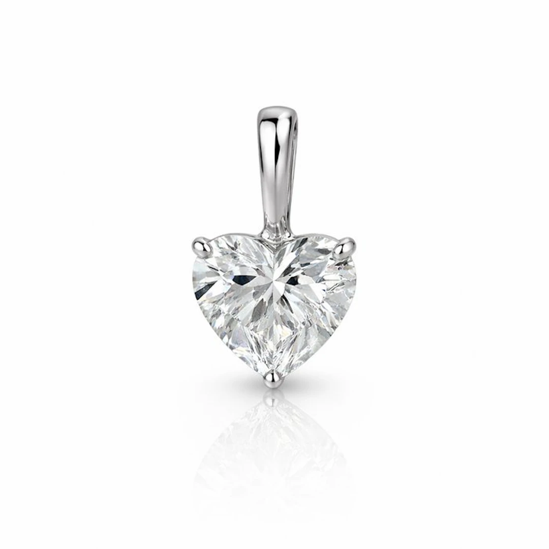 No reserve price - Pendant - 14 kt. White gold - 2.04ct. tw. Diamond