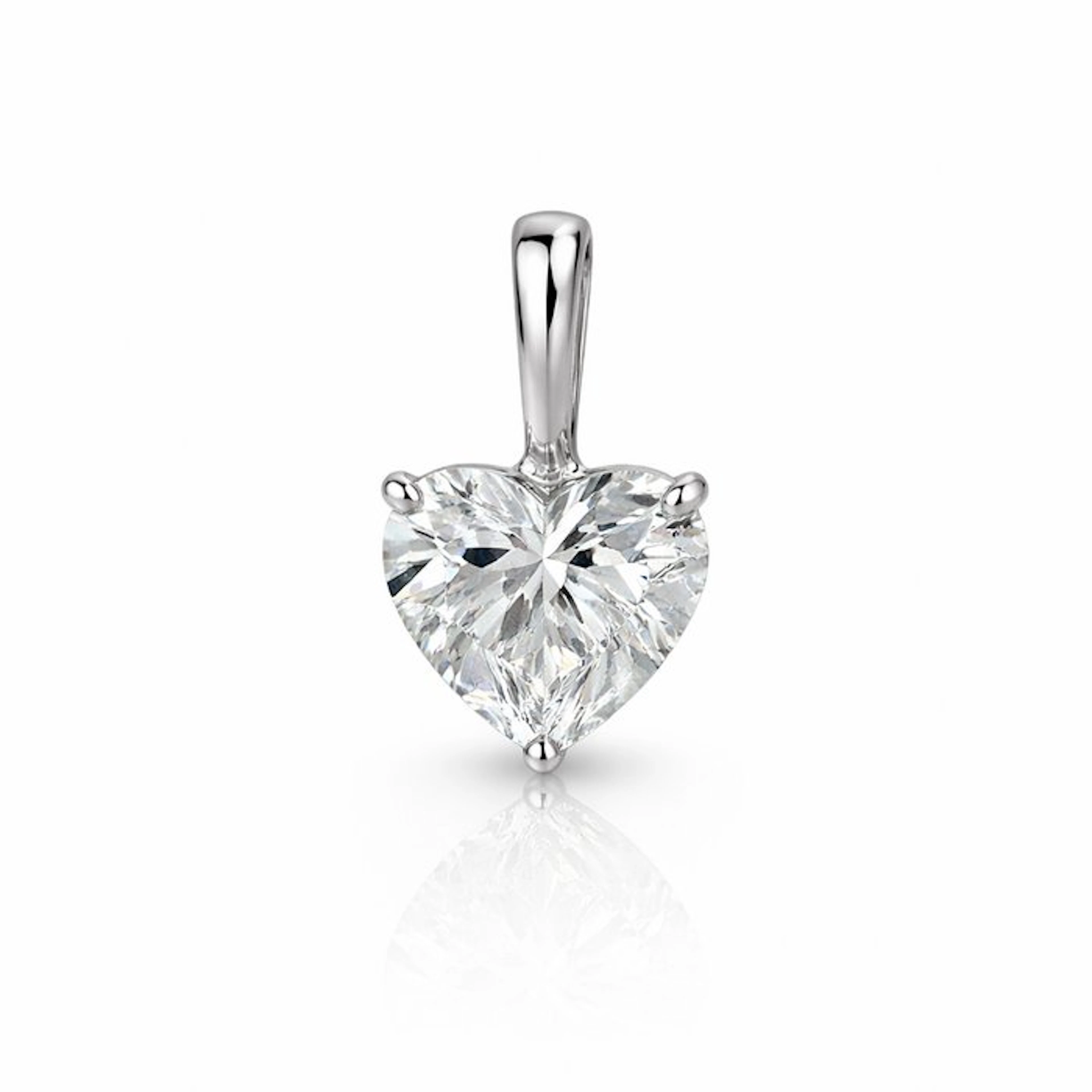 No reserve price - Pendant - 14 kt. White gold - 2.04ct. tw. Diamond