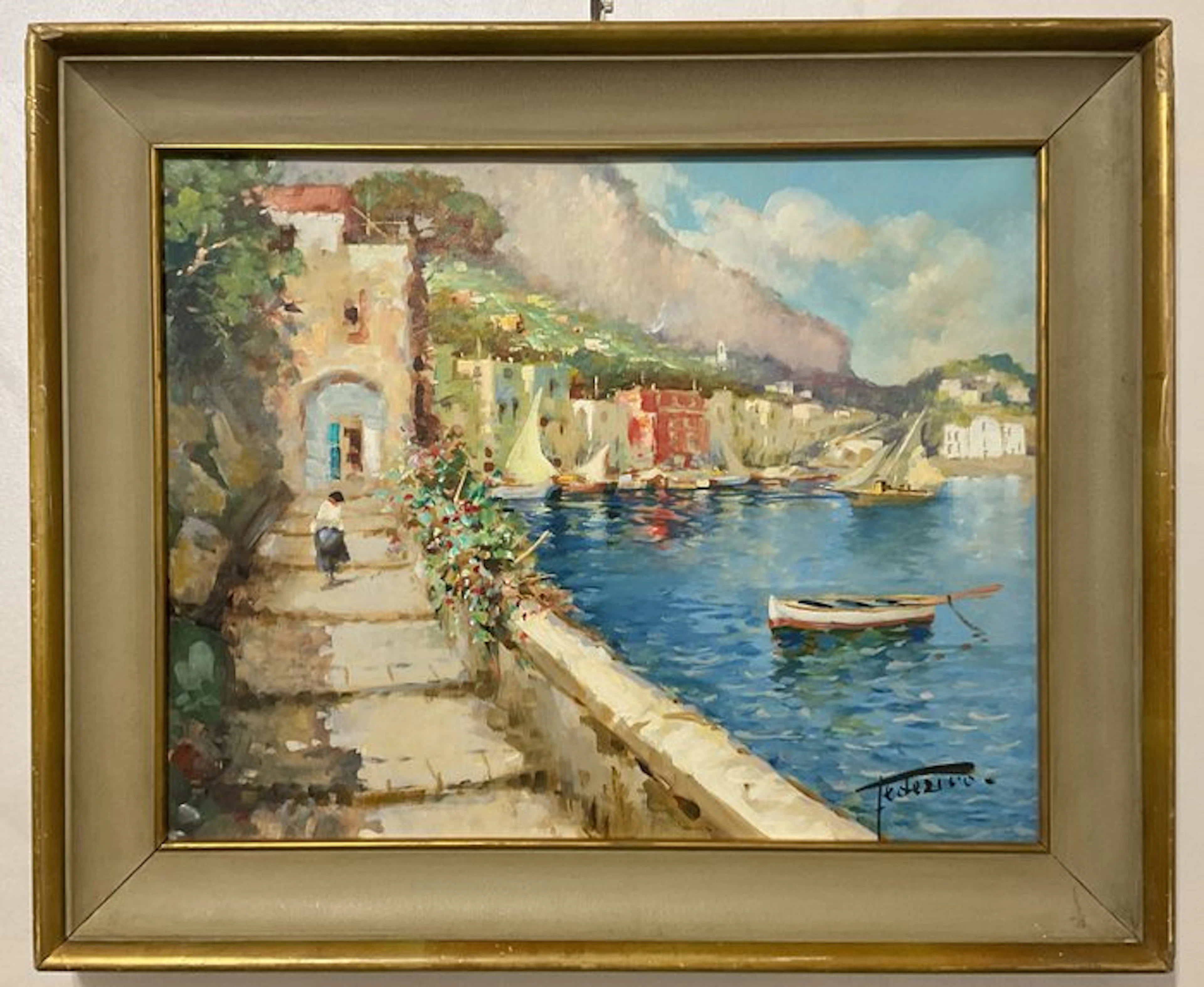 Frank Federico (1928-2018) - Paesaggio Marittimo