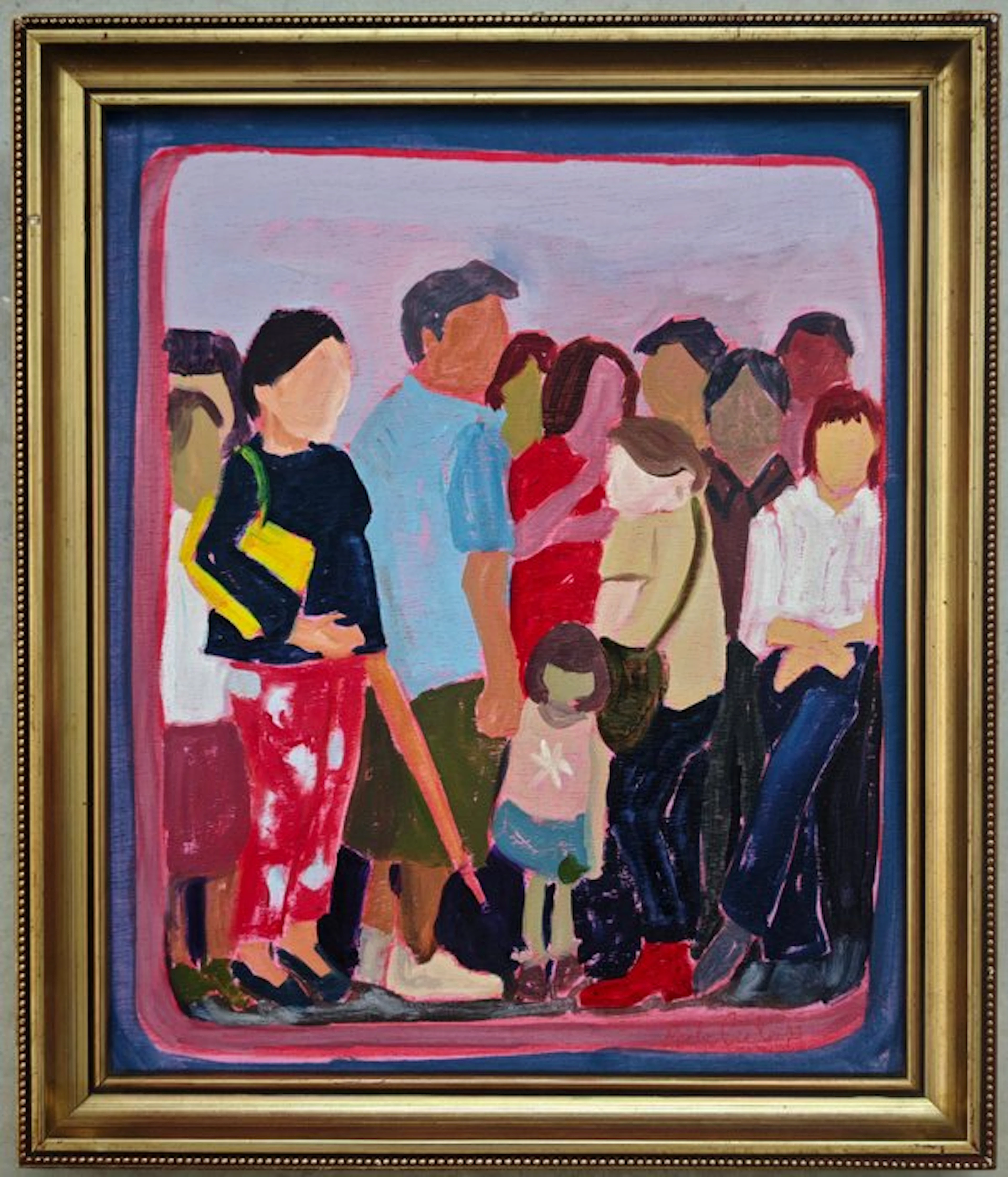 École expressionniste espagnole (XX) - La Foule - NO RESERVE