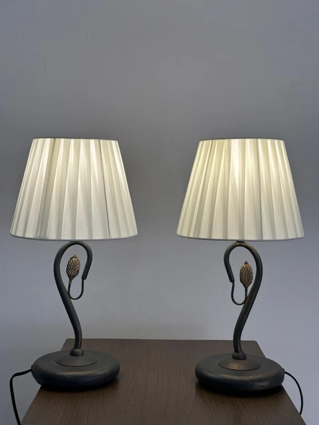 Table lamp (2) - painted Tyrolean green