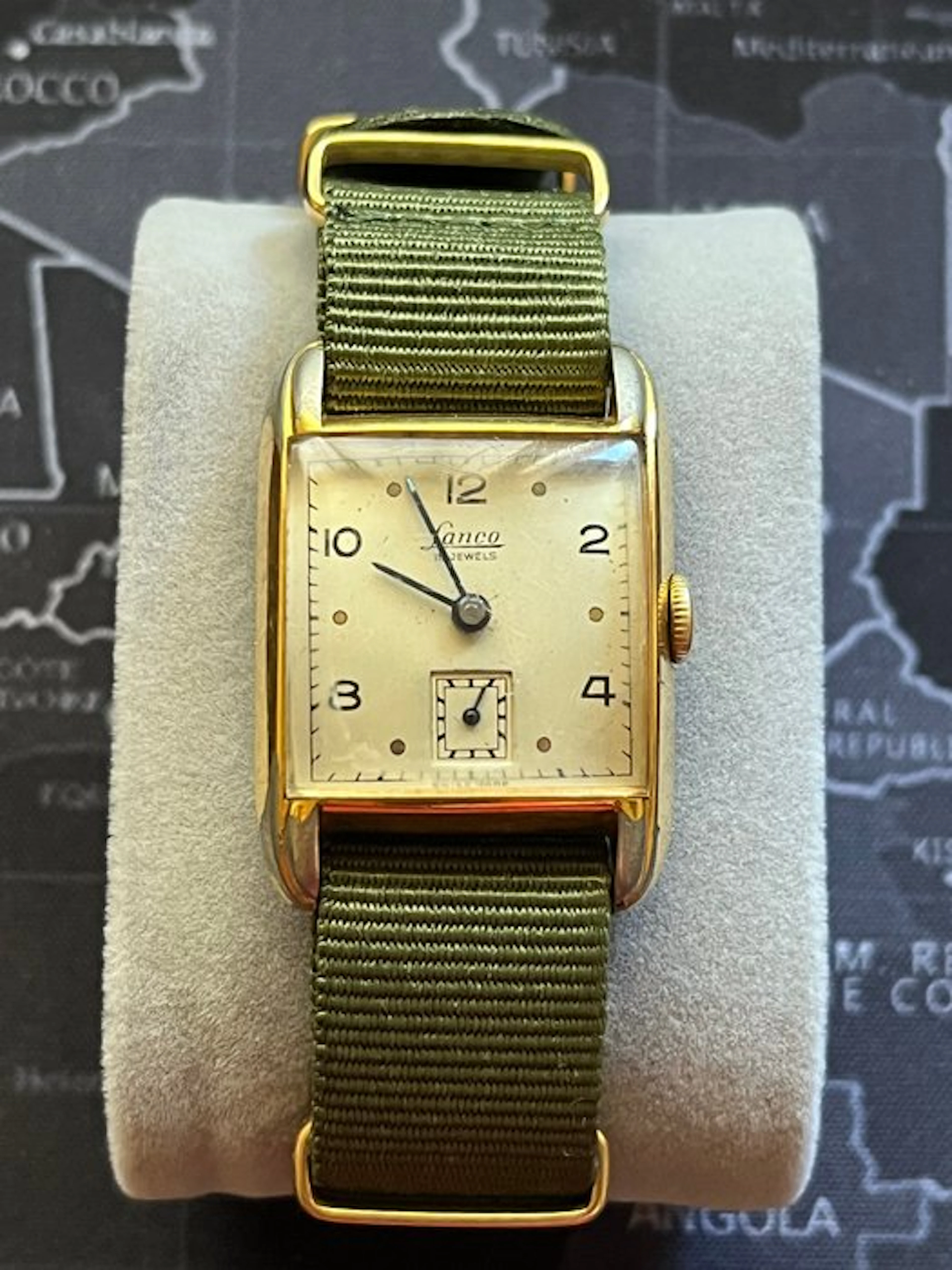 Lanco - Tank Art Deco Gold Plated - No reserve price - Men - 1900-1949