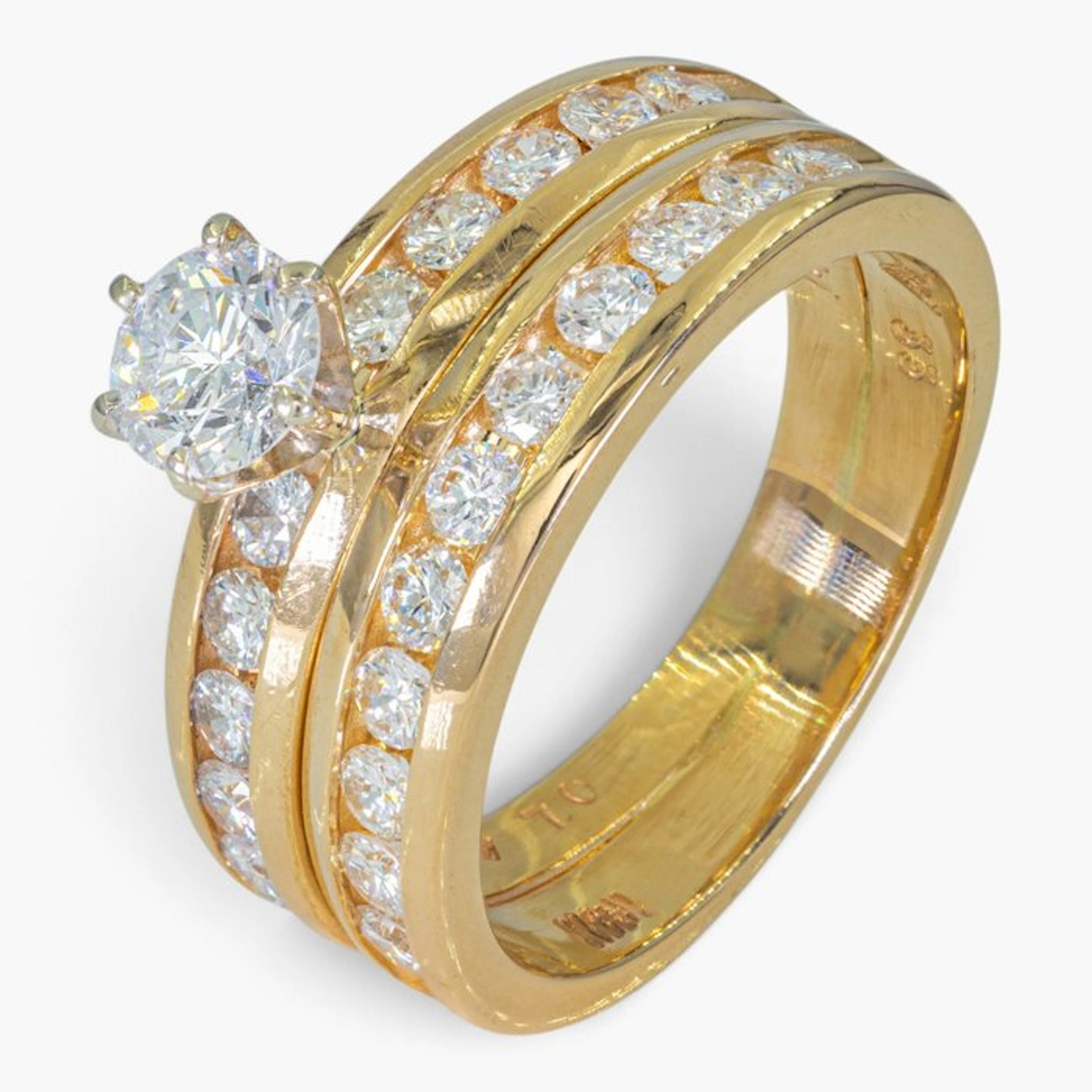 No reserve price - Ring - 14 kt