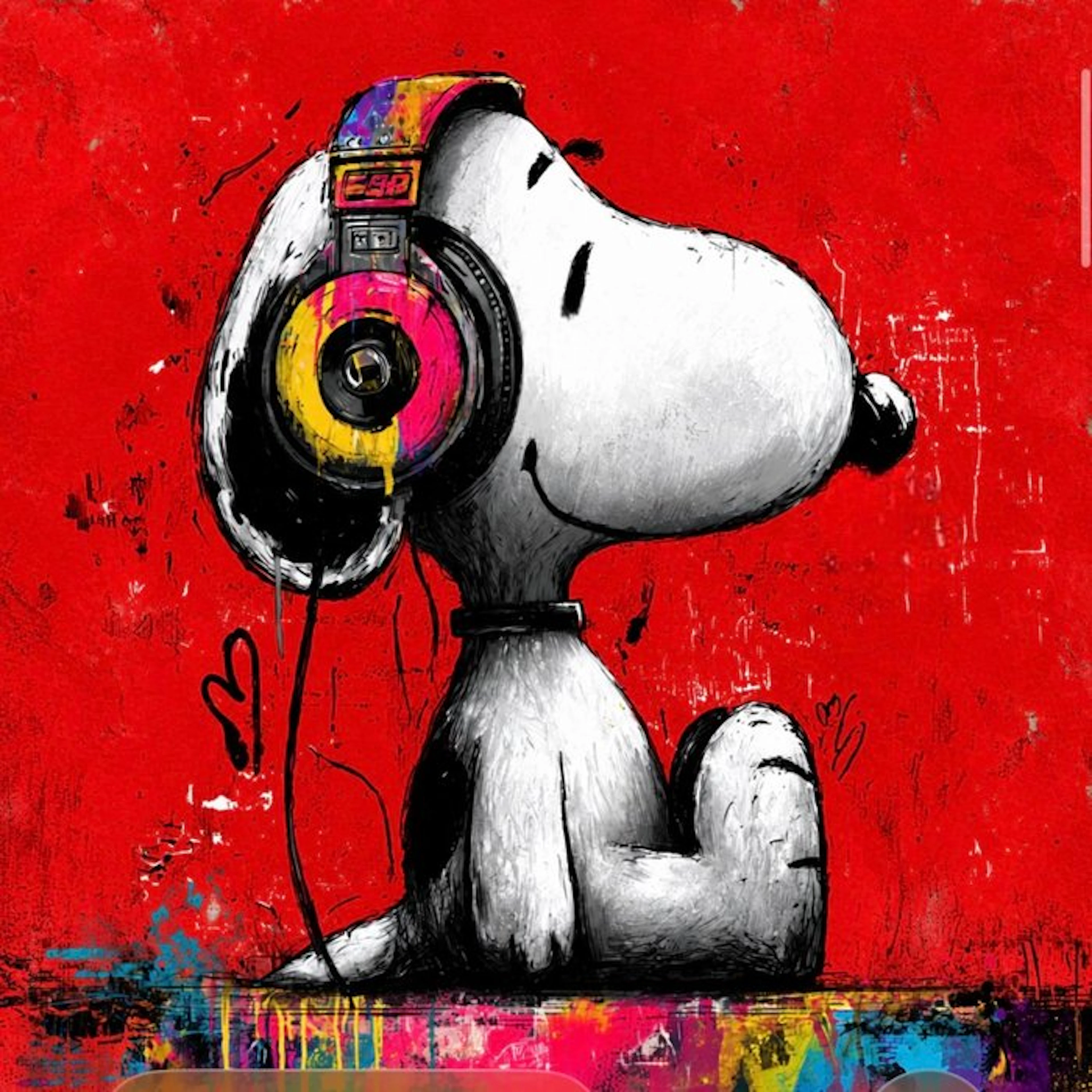 ERIC BRUMETTE - DJ SNOOPY SAVED MY LIFE 70 - Toile L - LIMITED EDITION