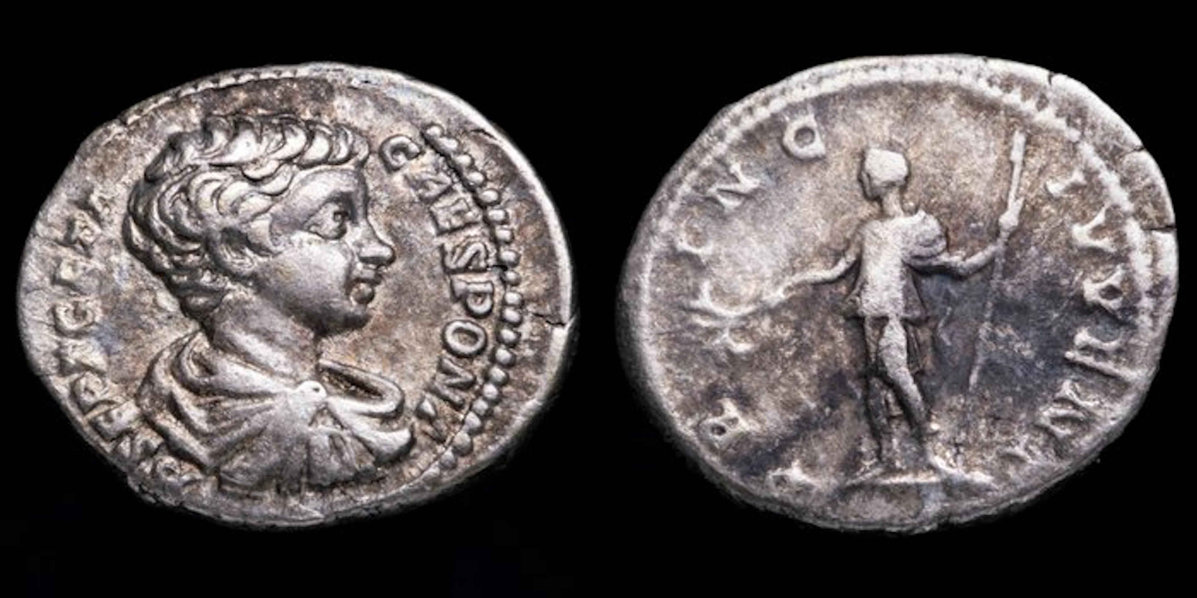 Roman Empire. Geta (AD 209-211). Denarius PRINC IVVENTVTIS (No reserve price)