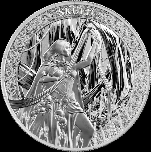 Germany. 5 Mark 2026 Norns-Skuld 1 Oz (.999)