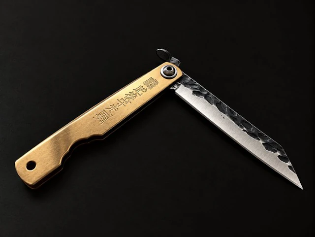 Higonokami Manico ottone SK5 Knife – Coltello giapponese...