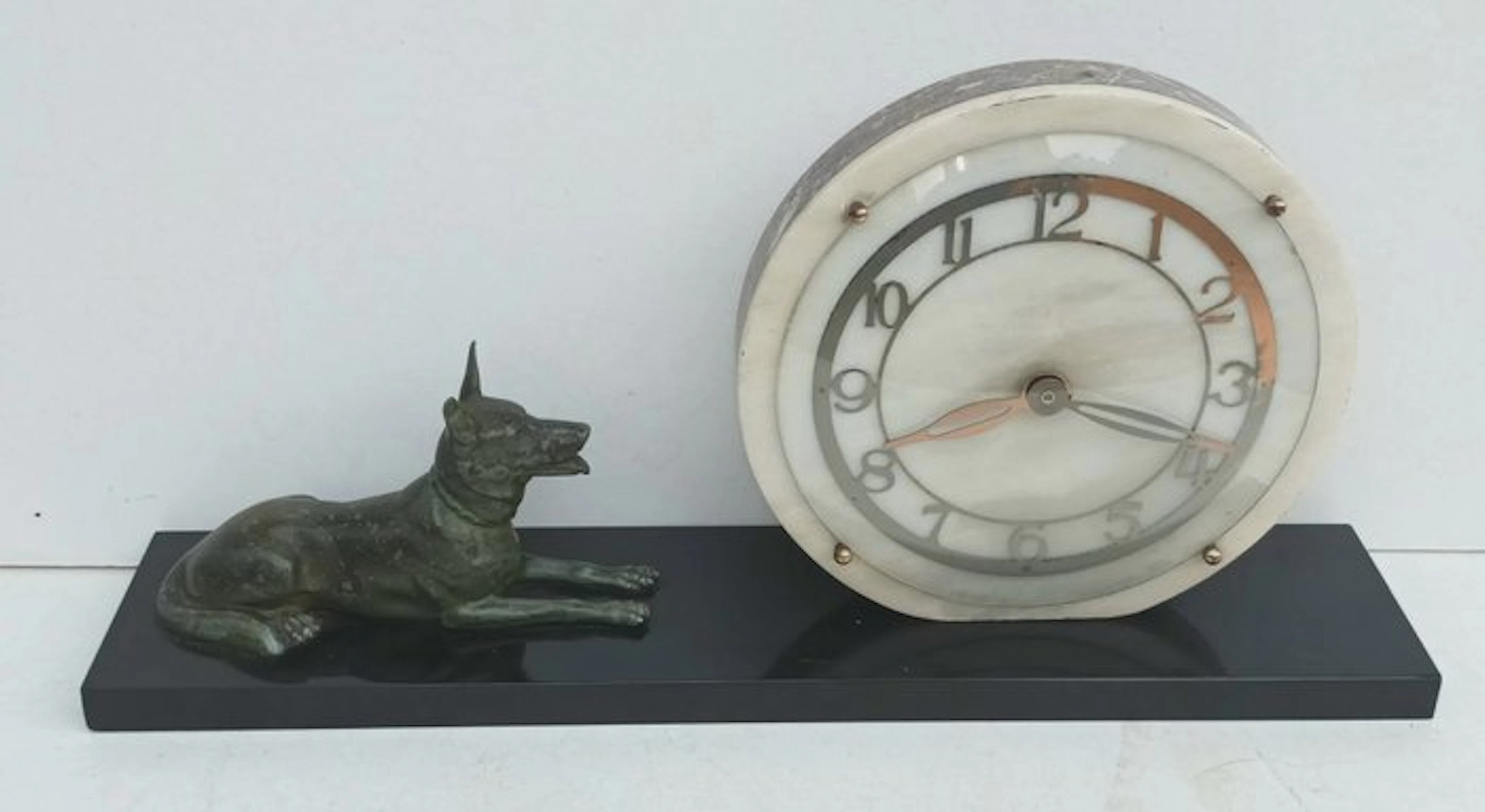 Clock - Art Deco Brass
