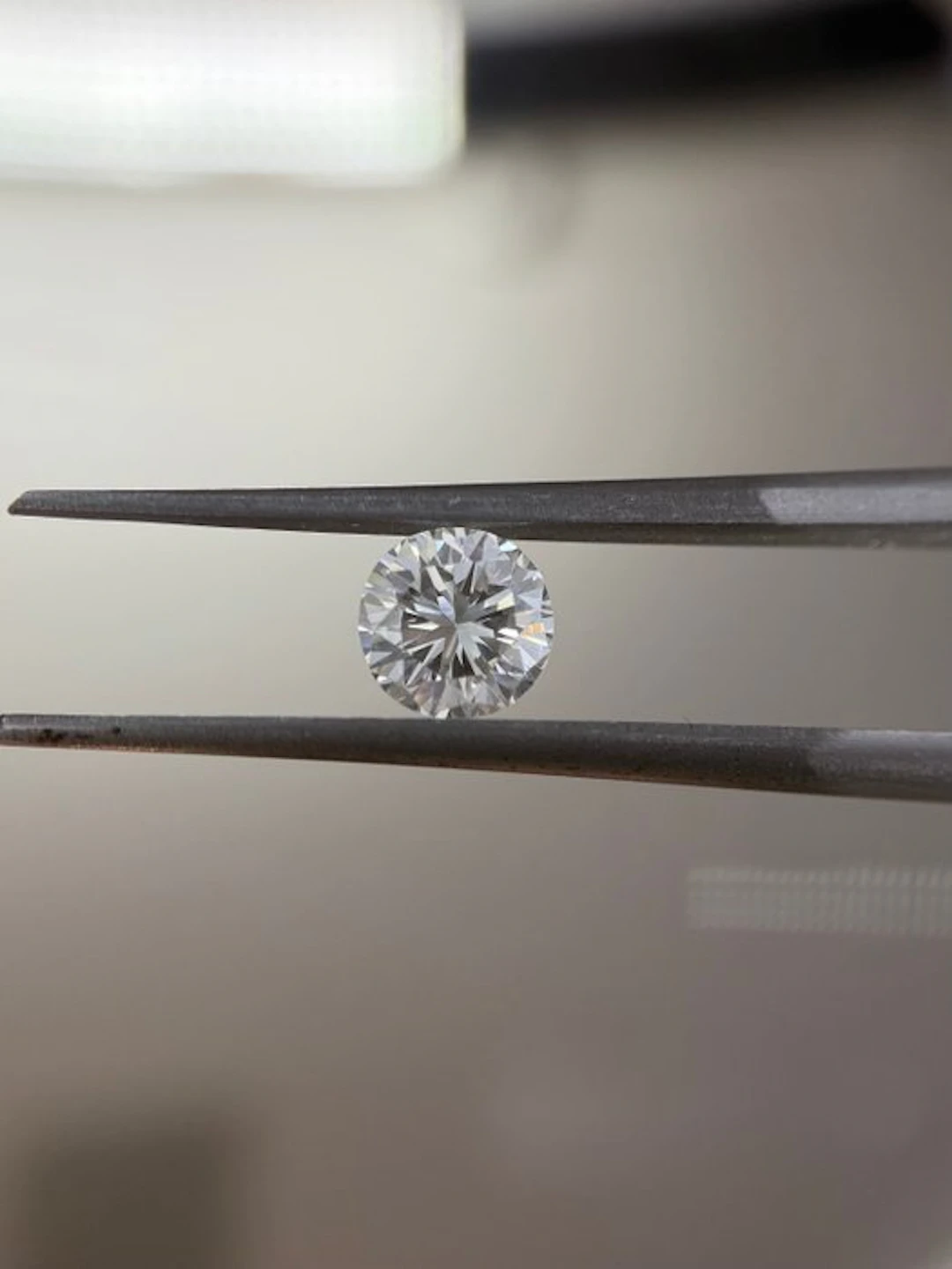 1 pcs Diamond (Natural) - 0.50 ct - Round - I - VVS2 - HRD Antwerp