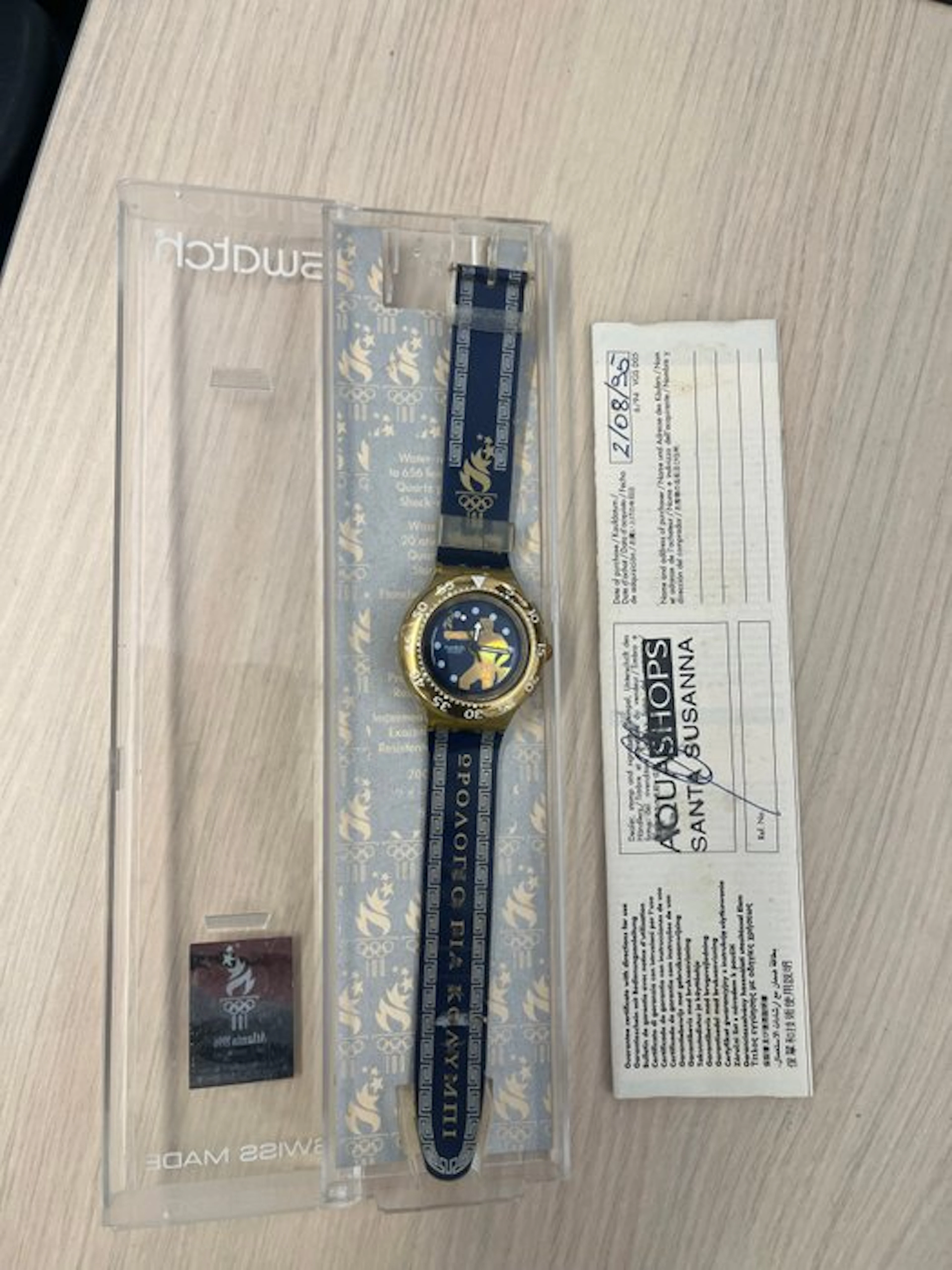 Atlanta 1996 Olympic Games Swatch Watch - Swatch - Unisex - 1996
