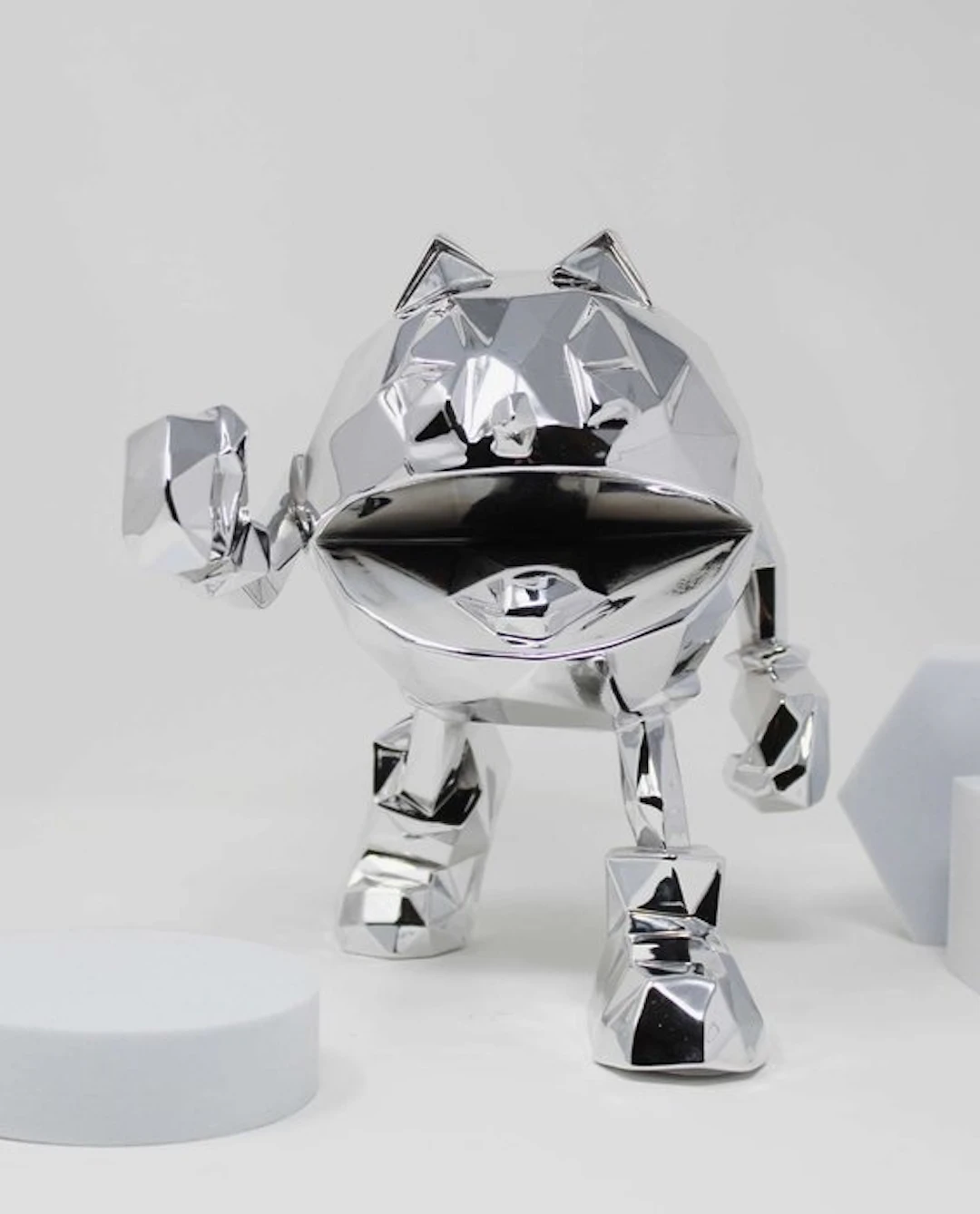 Richard Orlinski (1966) - PAC-MAN x Orlinski Édition Silver 18 cm
