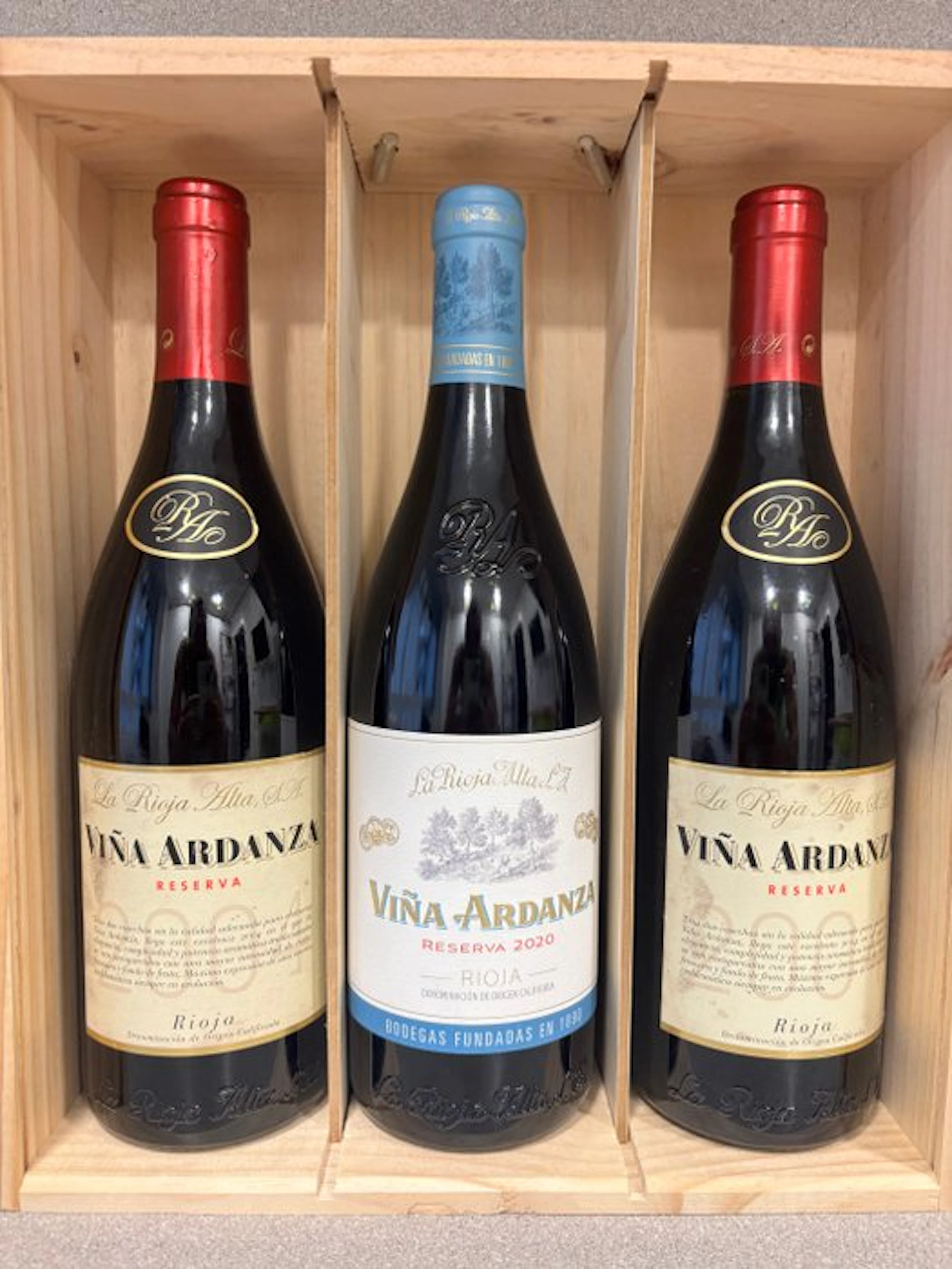 2004 (x2) & 2020 La Rioja Alta, Viña Ardanza - Rioja Reserva - 3 Bottles