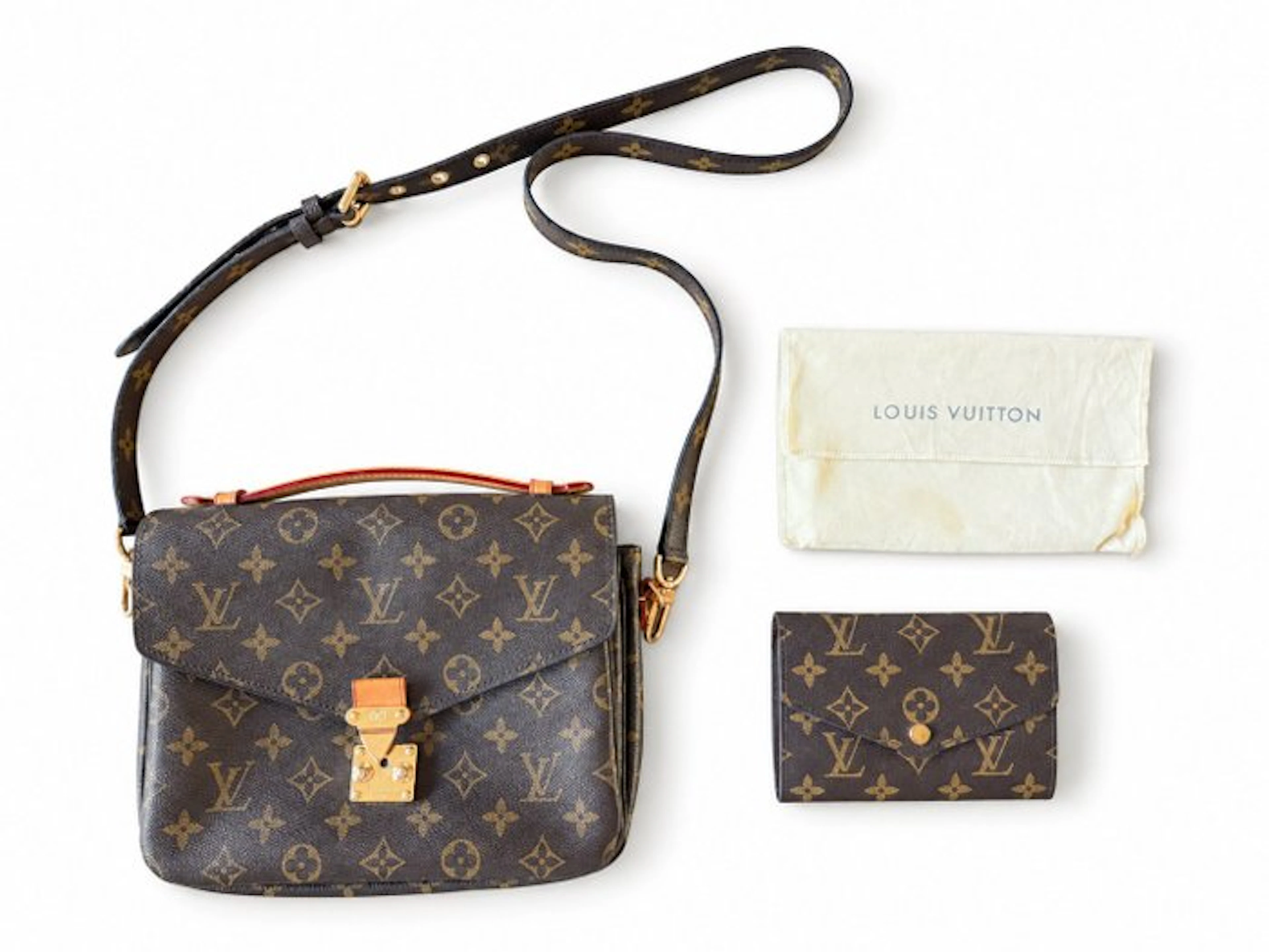 Louis Vuitton - Pochette Métis & Sarah Wallet - Clutch bag