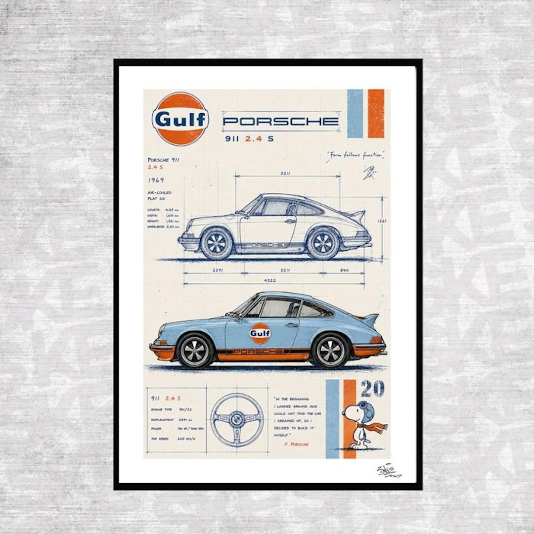 SKE - Gulf Spirit 911 - Snoopy X Porsche