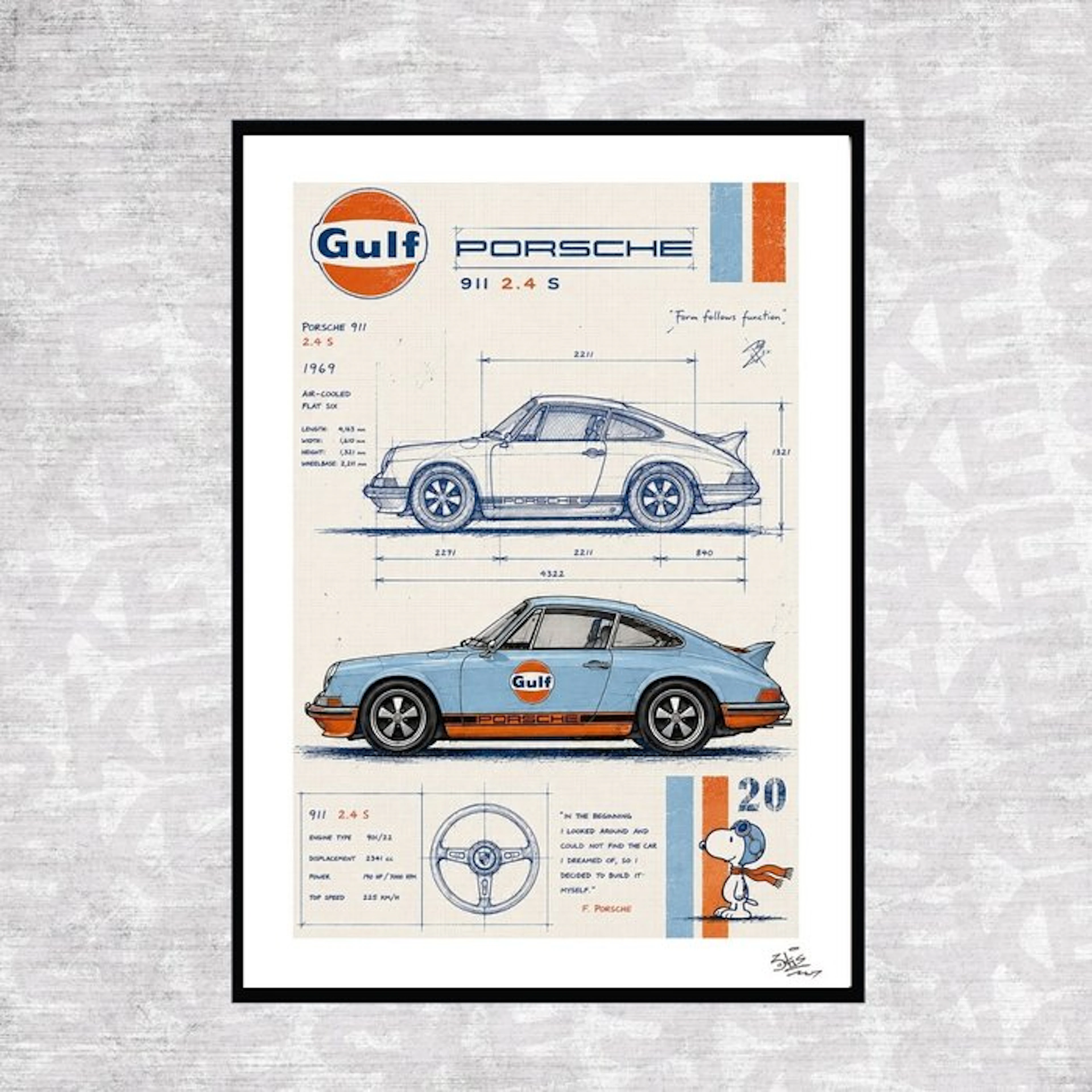 SKE - Gulf Spirit 911 - Snoopy X Porsche