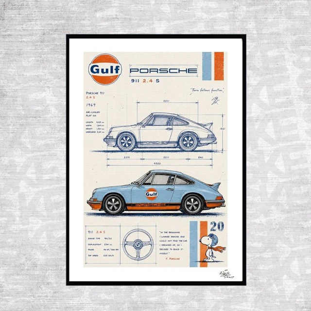 SKE - Gulf Spirit 911 - Snoopy X Porsche
