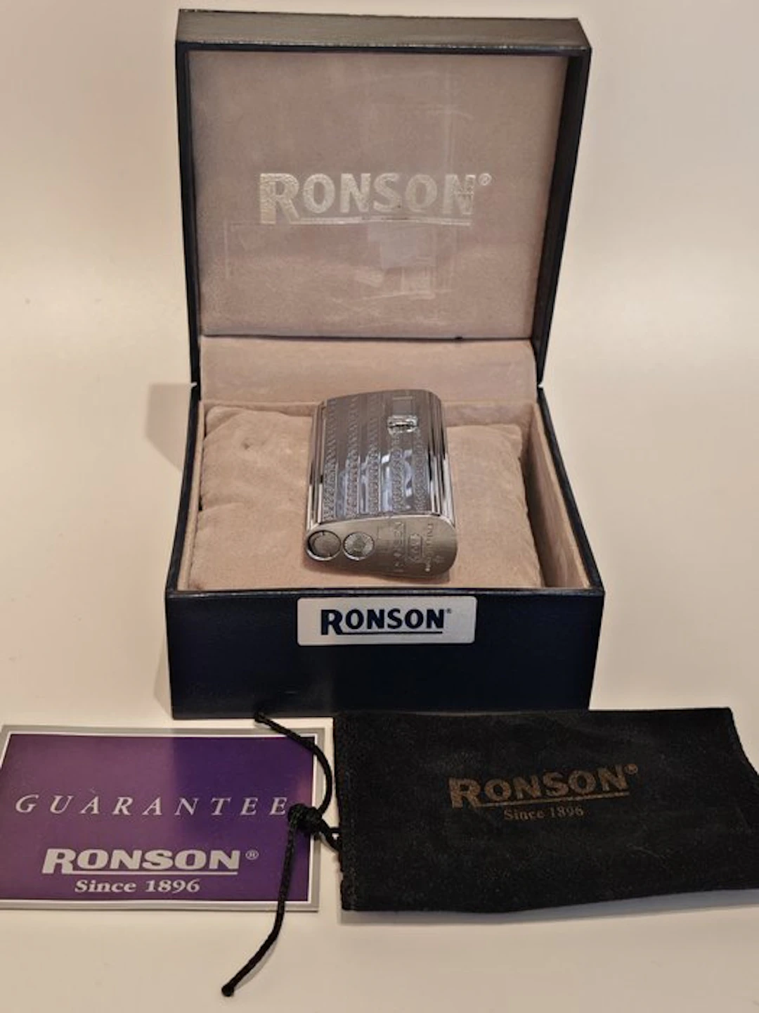 Ronson - No reserve price - Lighter - Silver plated