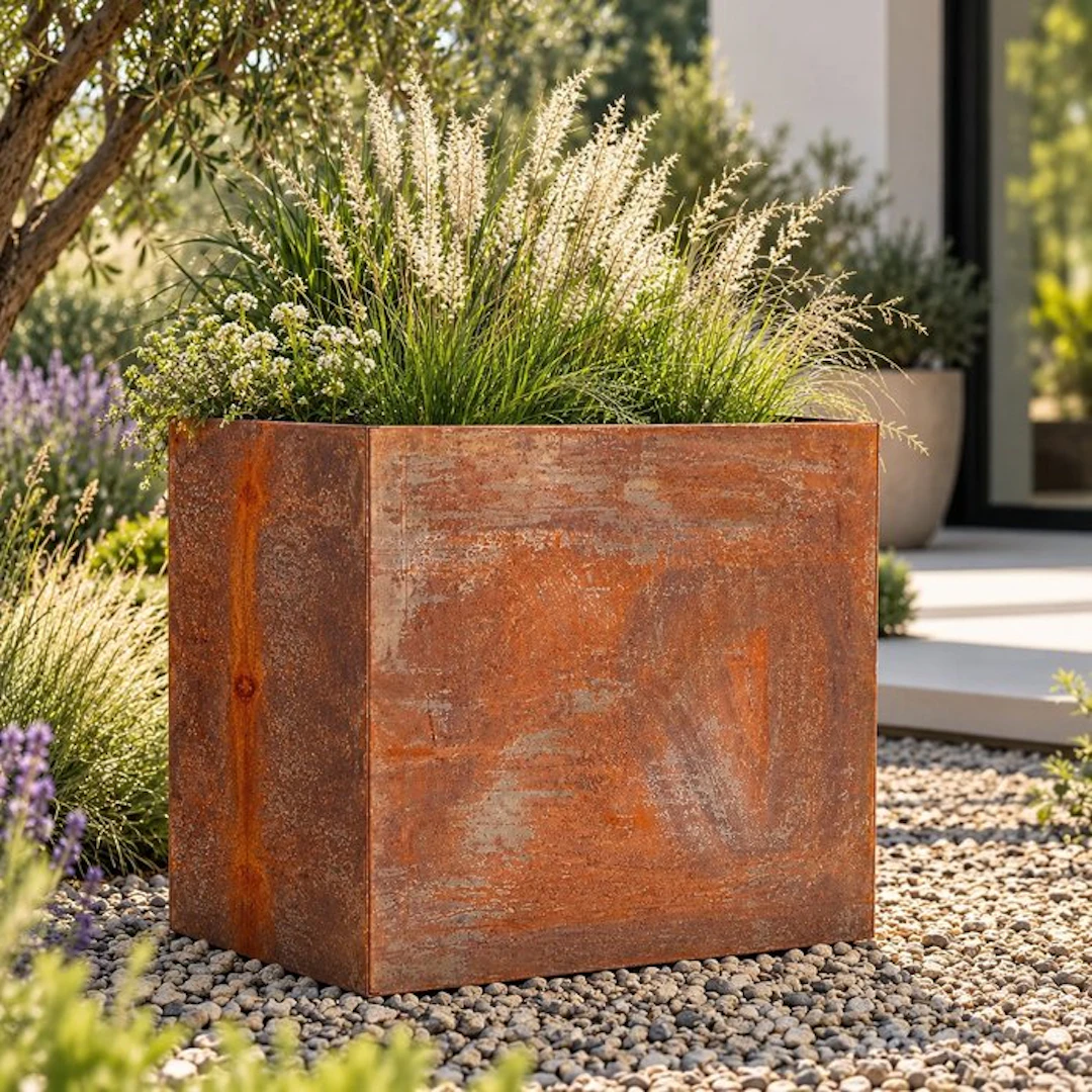 Jardinière - Corten steel - High model XL planter