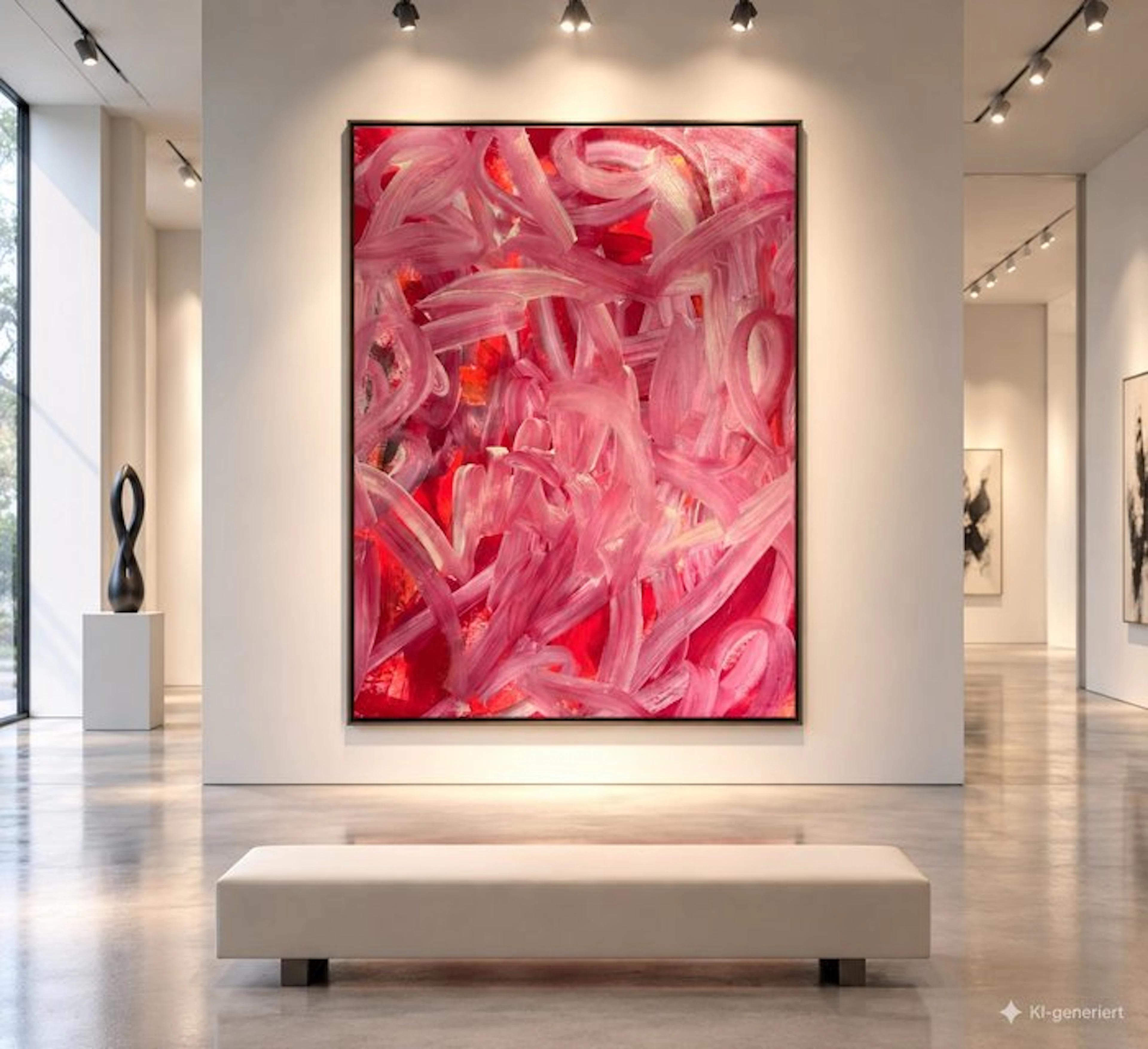 Timo Wedell - Ethereal Pink Whispers - XXL - Abstract Klein