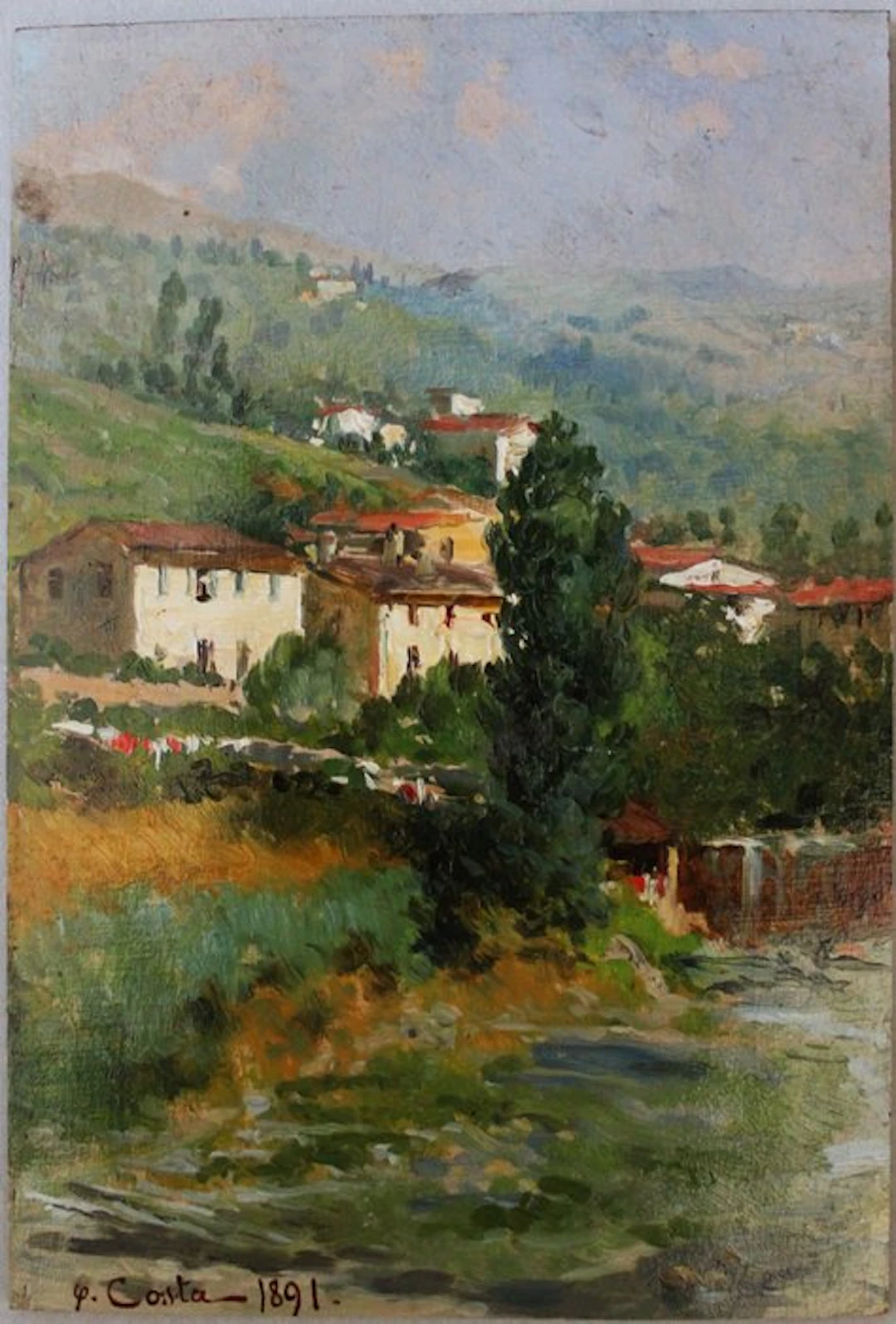 Oreste Costa (1851–1901) - Firenze - Le masse