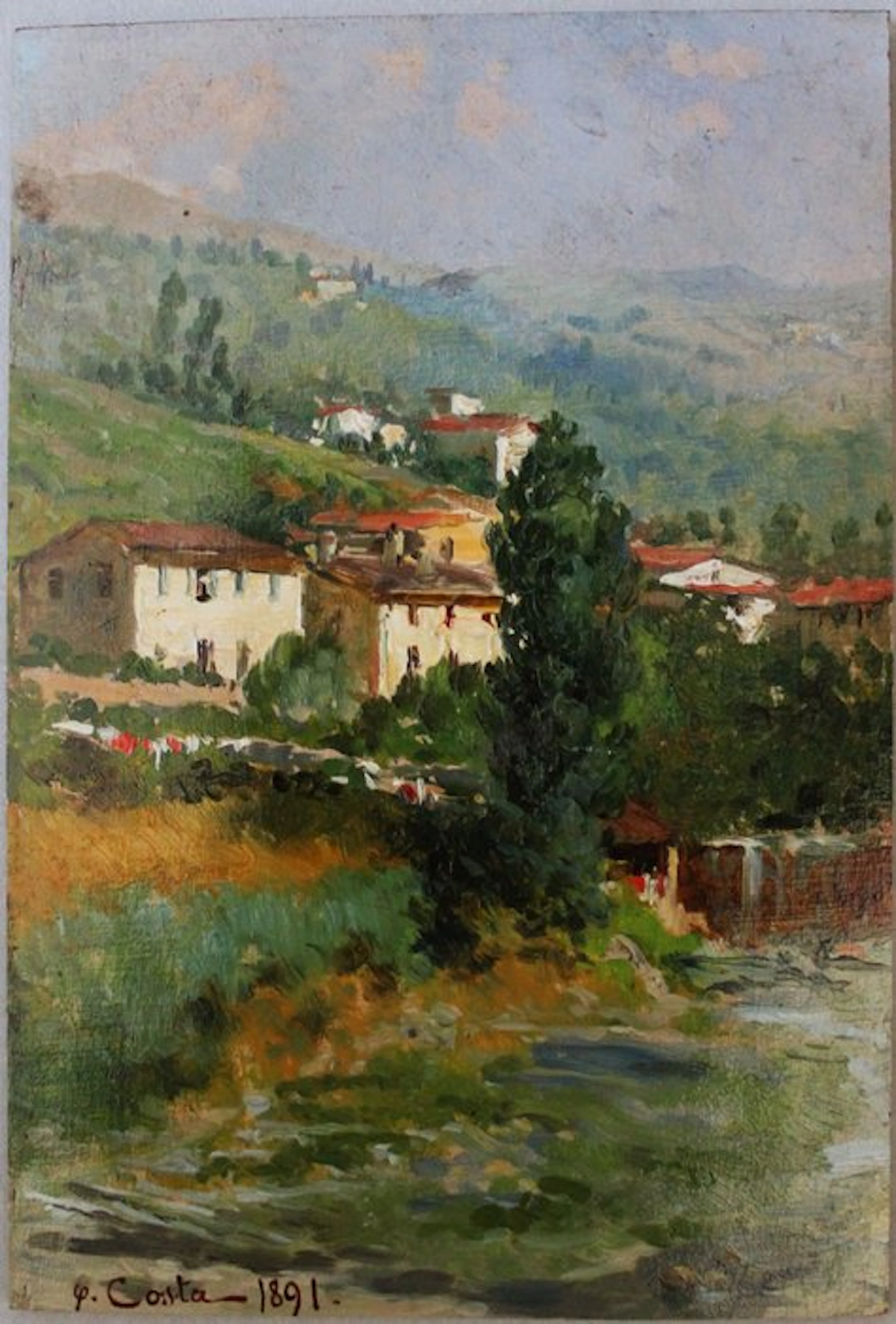 Oreste Costa (1851–1901) - Firenze - Le masse