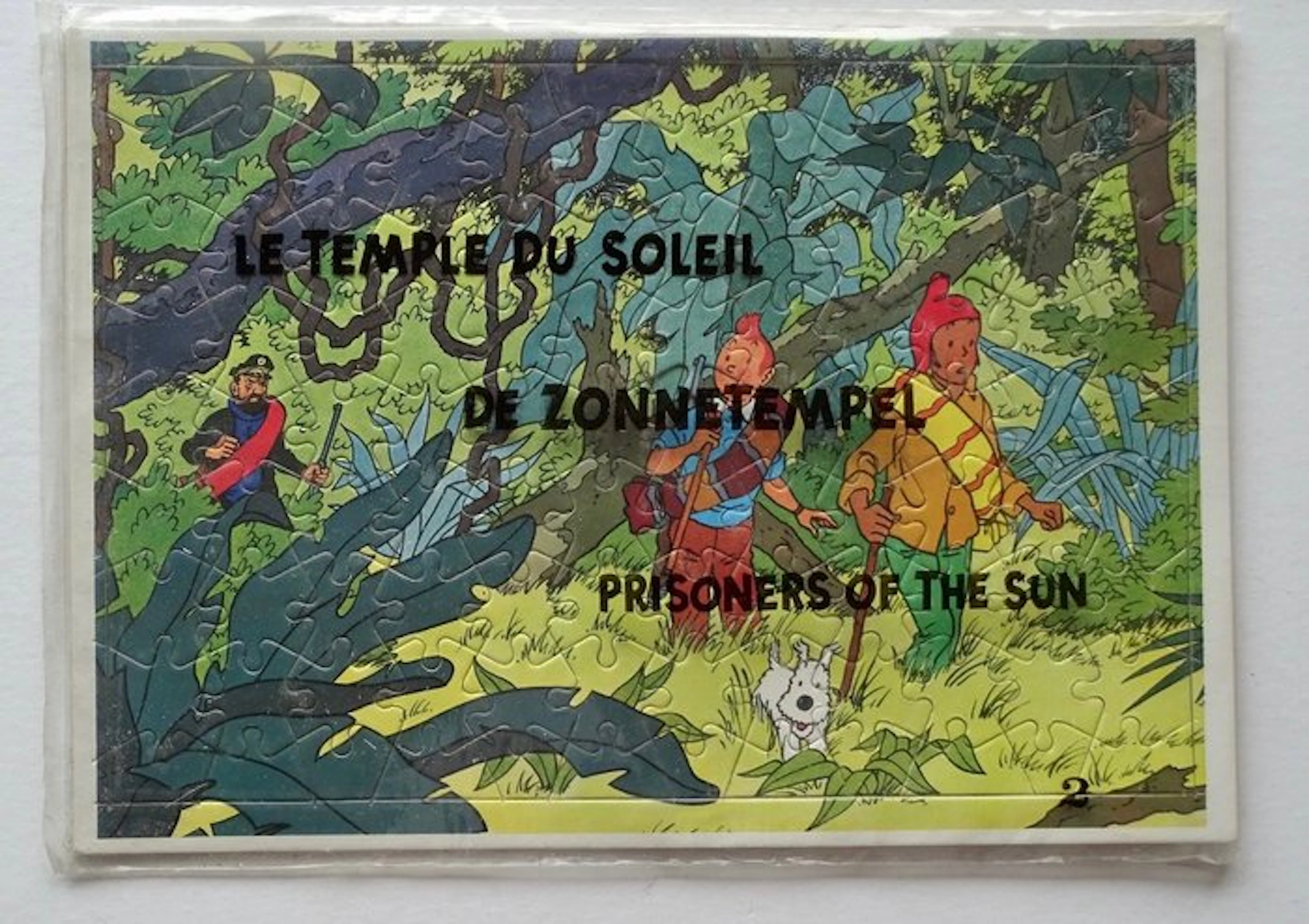 Tintin - 1 Puzzle: The Temple of the Sun - 1970