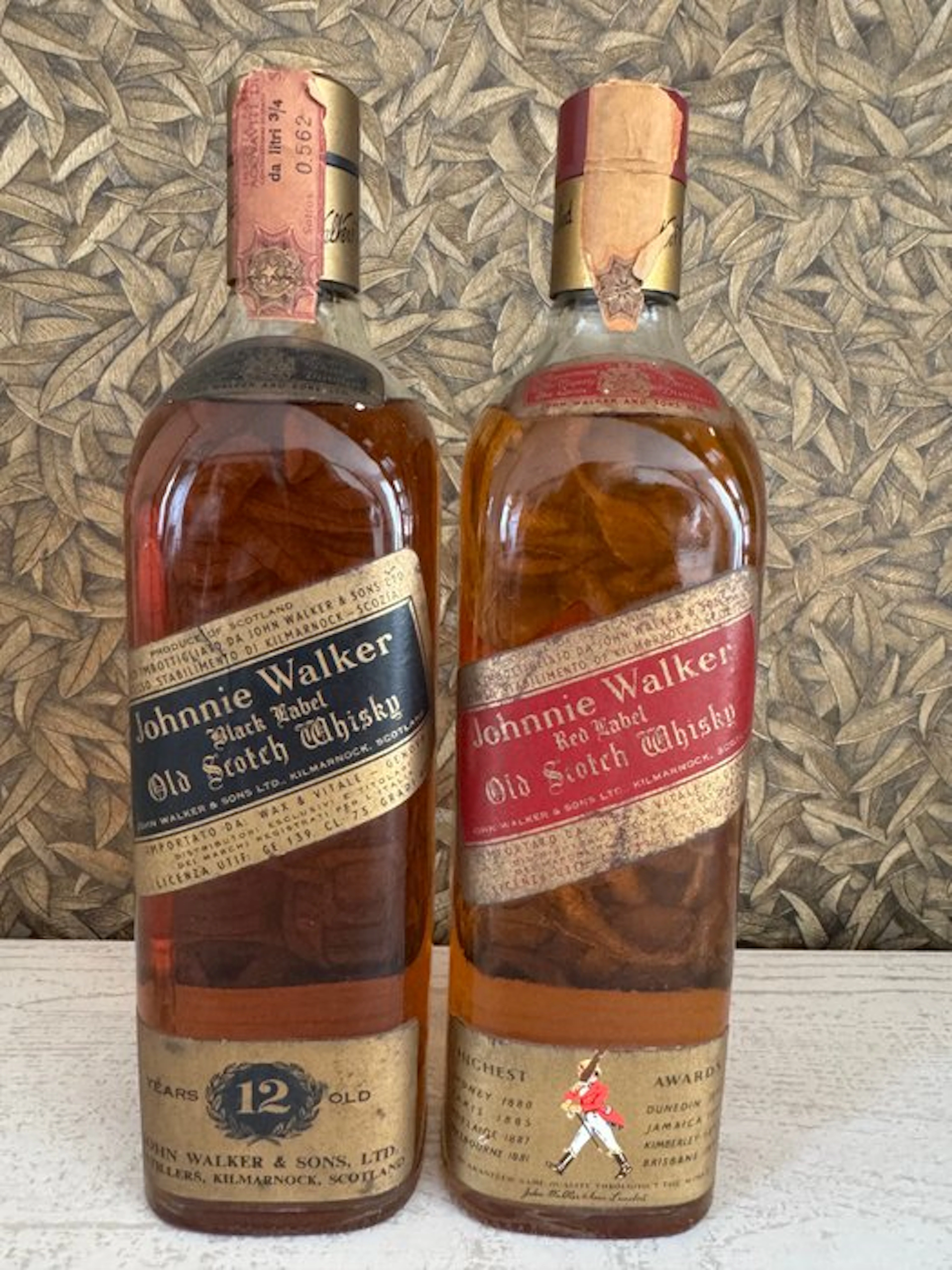 Johnnie Walker Red Label & 12 years old Black Label - b