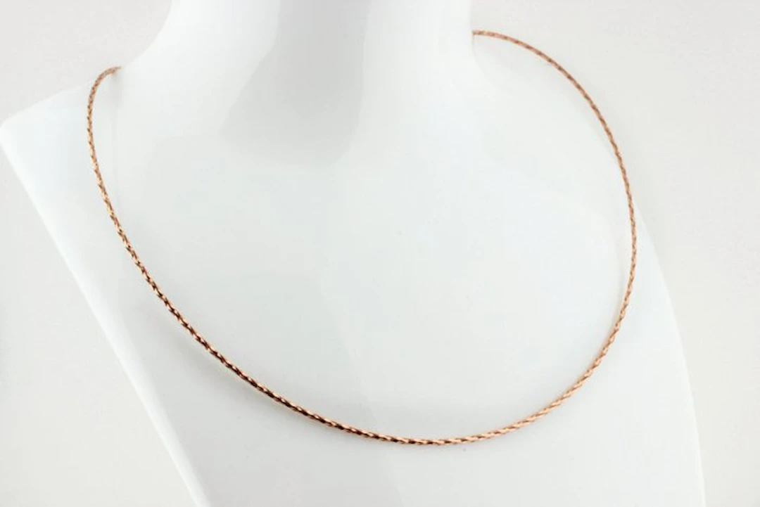 No reserve price - Necklace - 18 kt. Rose gold