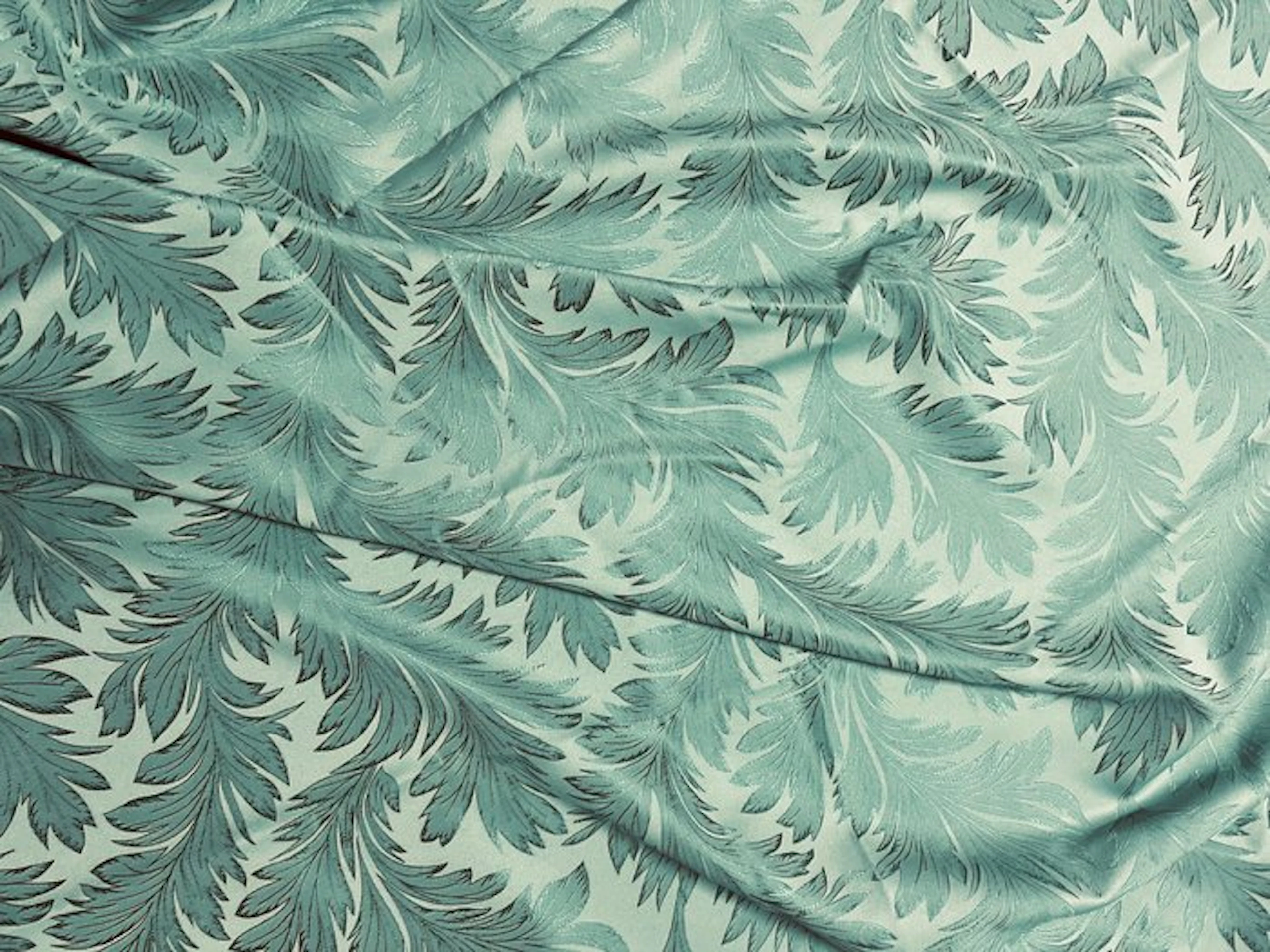 San Leucio - luxurious antique Empire jacquard fabric with a floral pattern