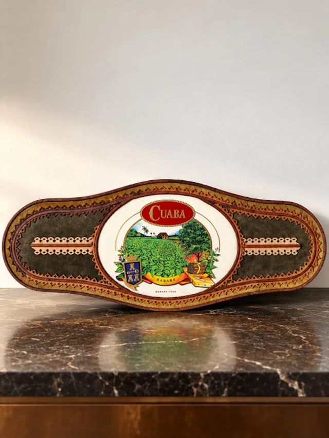 Rare Large Cuaba Cuban Cigar Advertising Wall Plaque –...