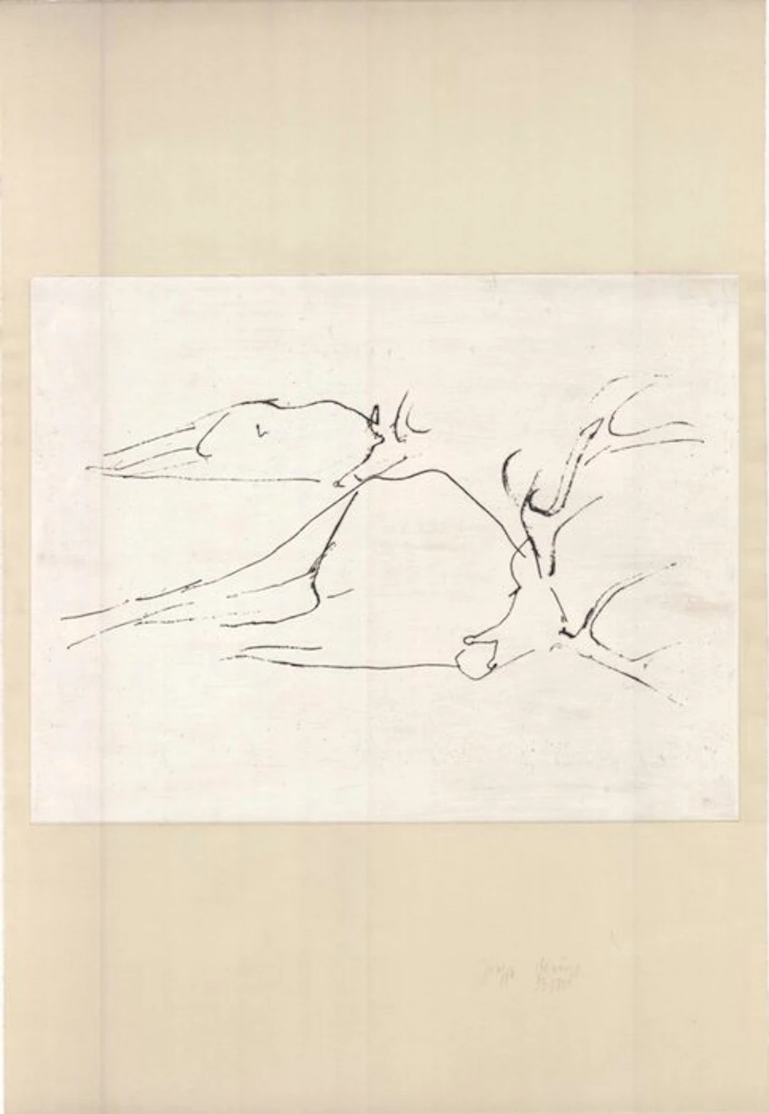 Joseph Beuys (1921-1986) - Dead deer