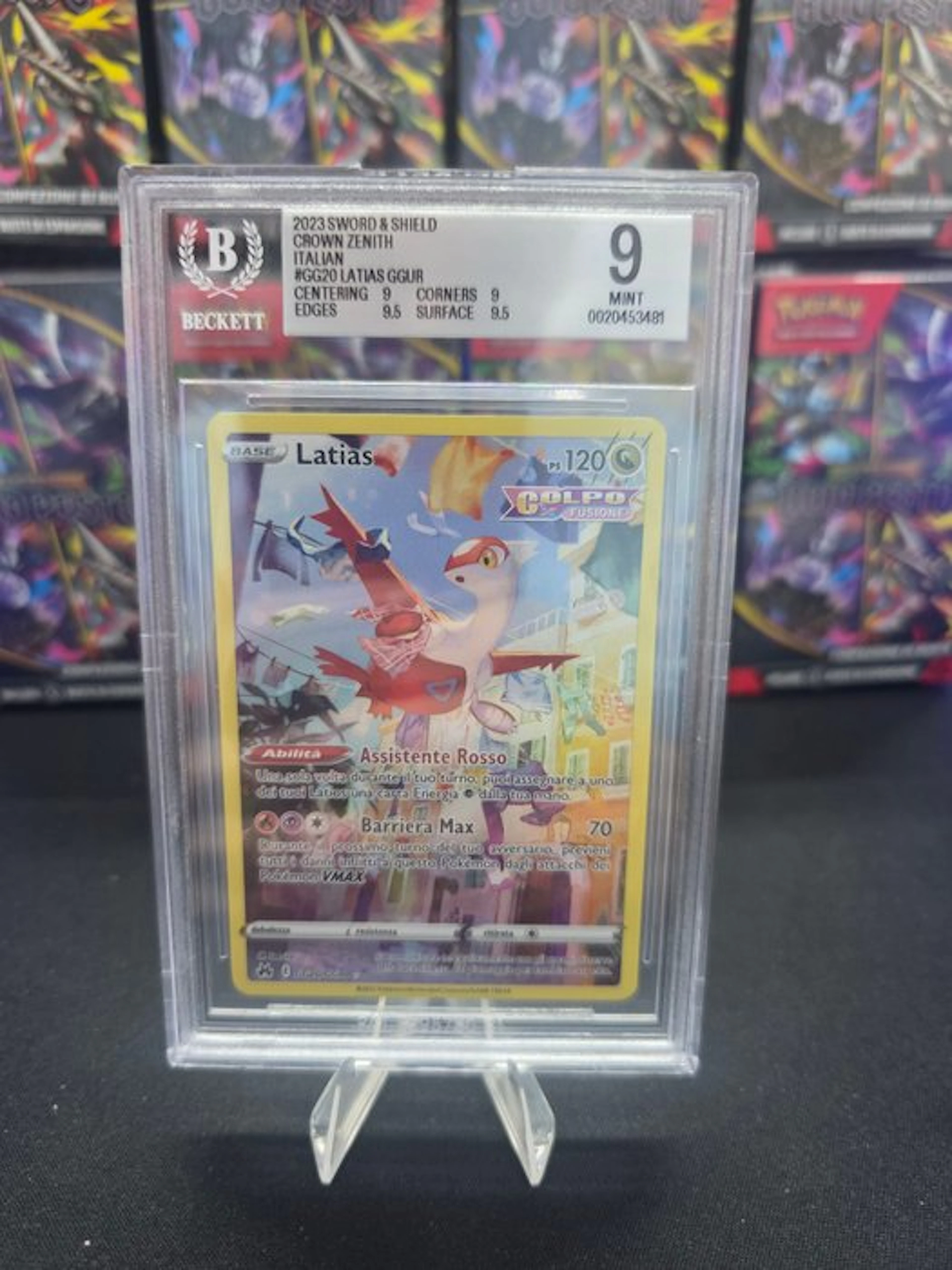 Pokémon - 1 Graded card - Latias GG20 Foil