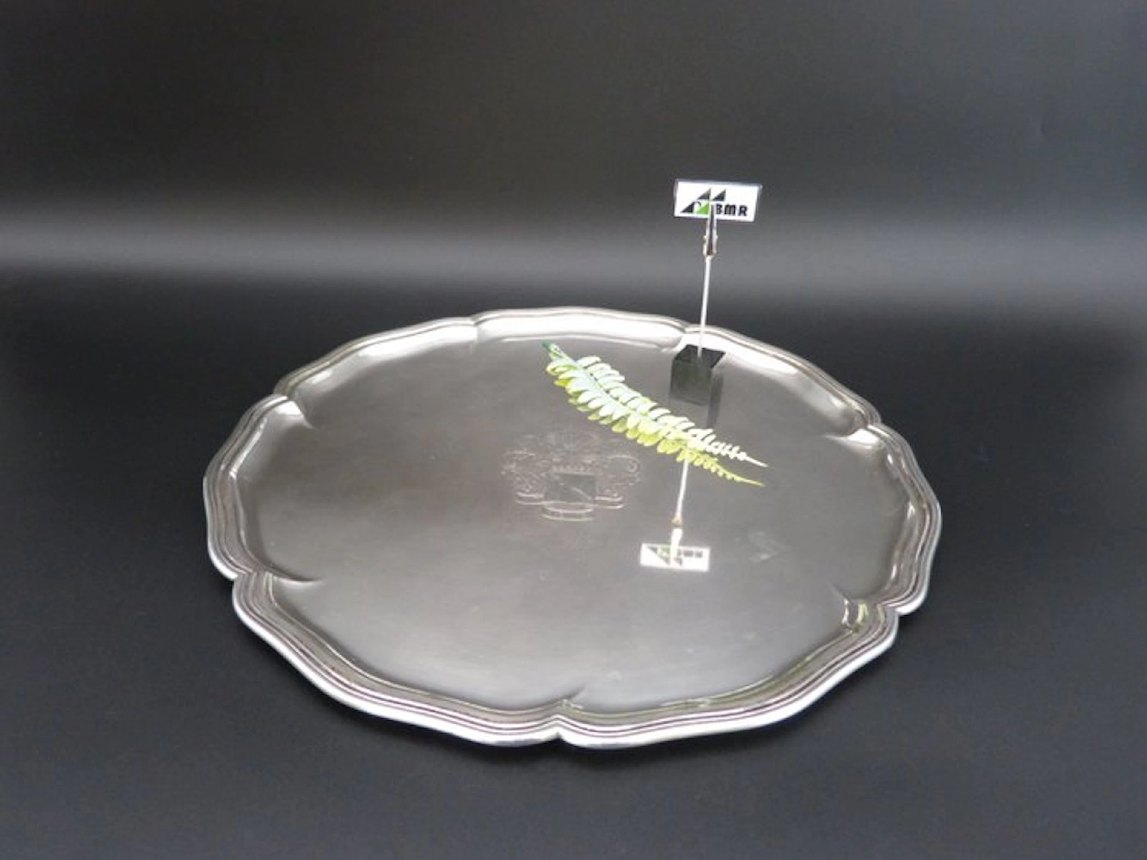 Elimeyer - Tray - .800 silver - ornate tray