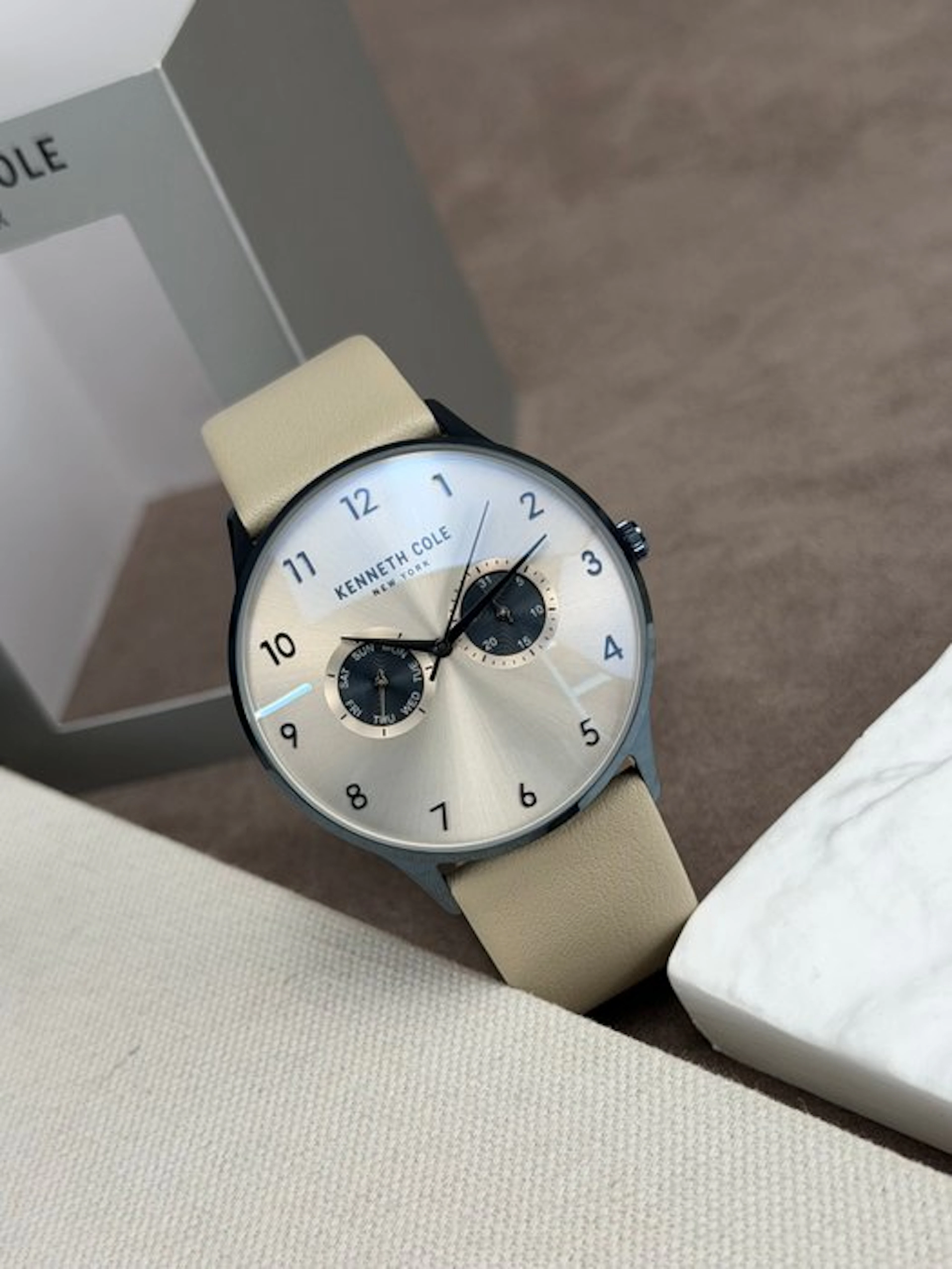 Kenneth Cole - Day/Date Grey - No reserve price - KCWGF2221303 - Men - 2020+