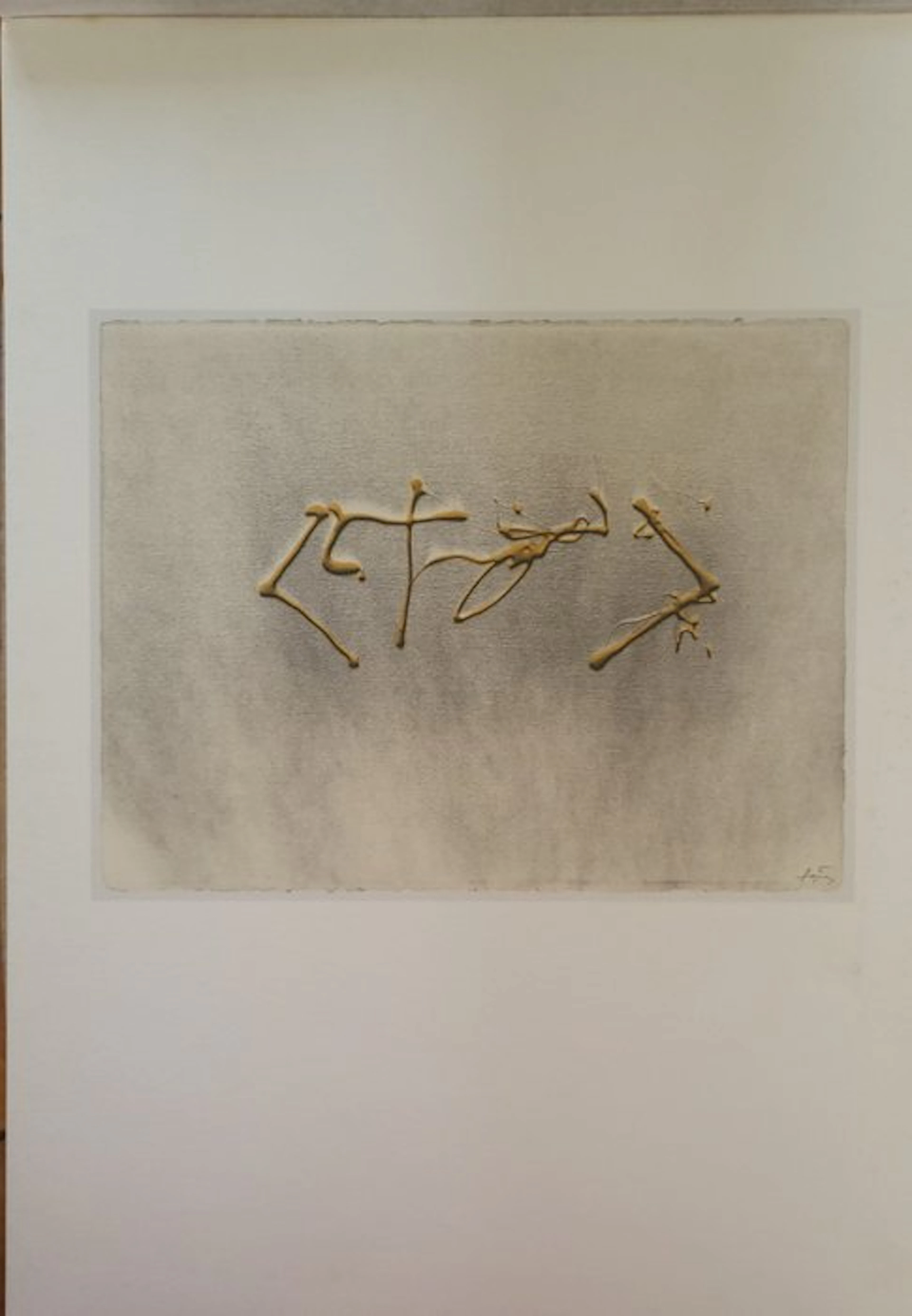 Antoni Tapies (1923-2012) - Escritura en relleu