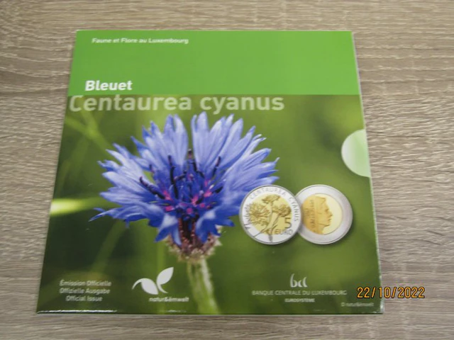 Luxembourg. 5 Euro 2016 "Bleuet" Proof (No reserve price)