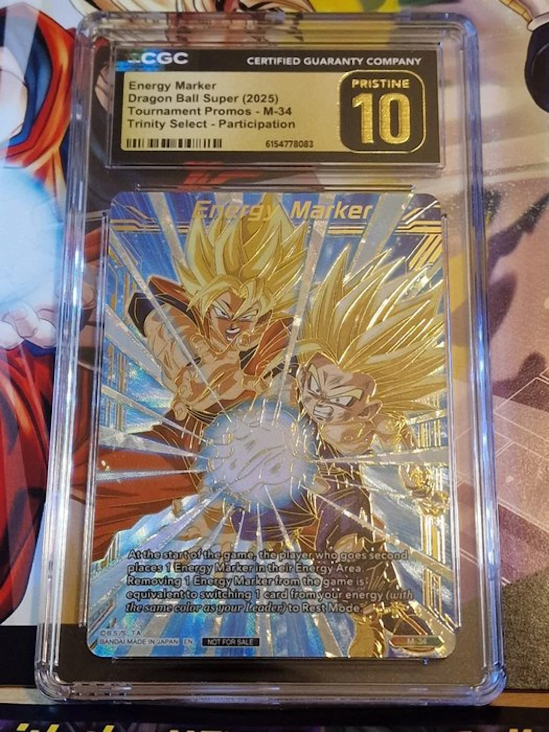 Bandai Graded card - Dragon Ball - Gohan & Goku - M-34...