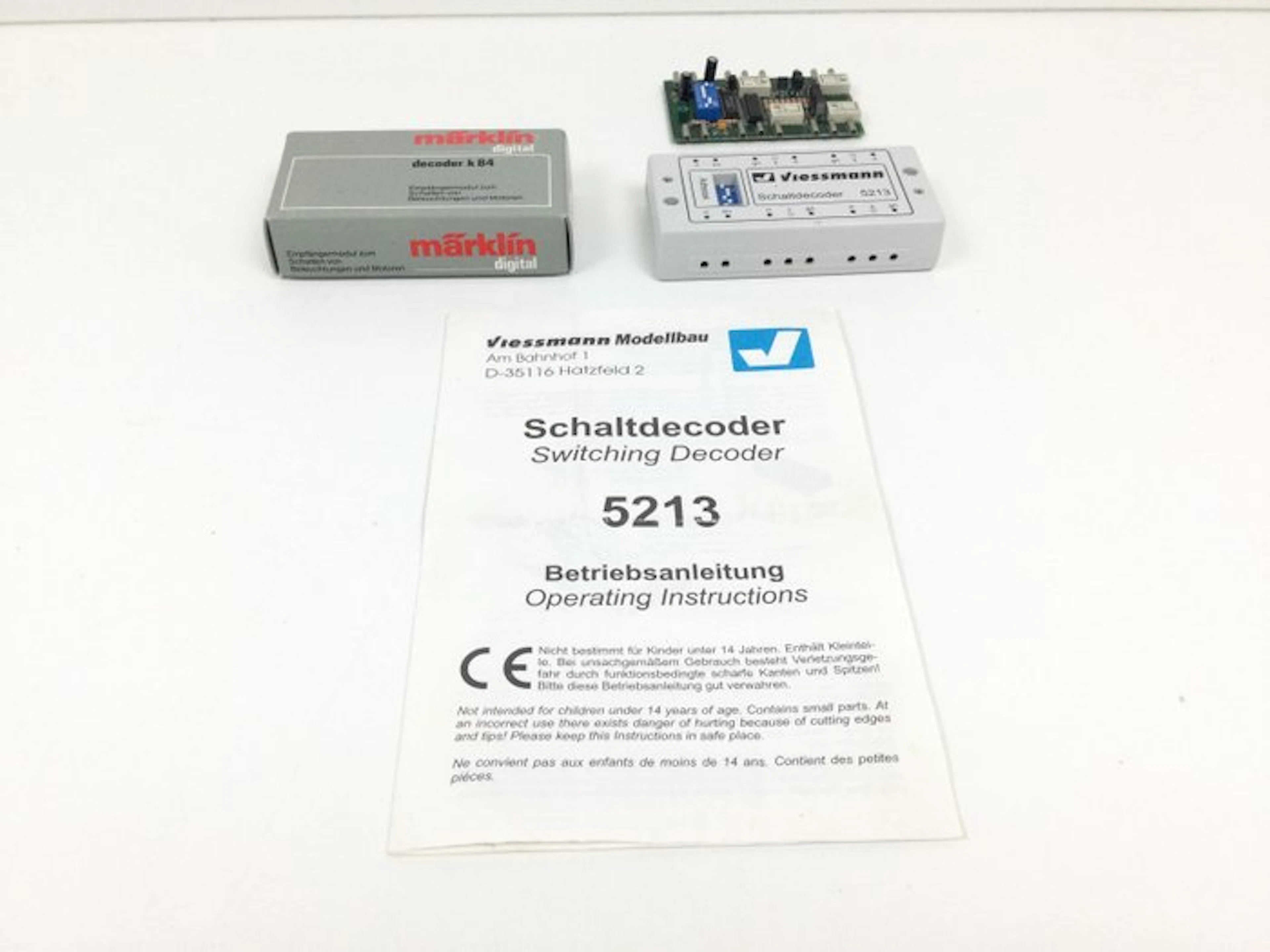 Märklin, Viessmann H0 - 6084/5213 - Electronics (3) - 3 digital switch decoders