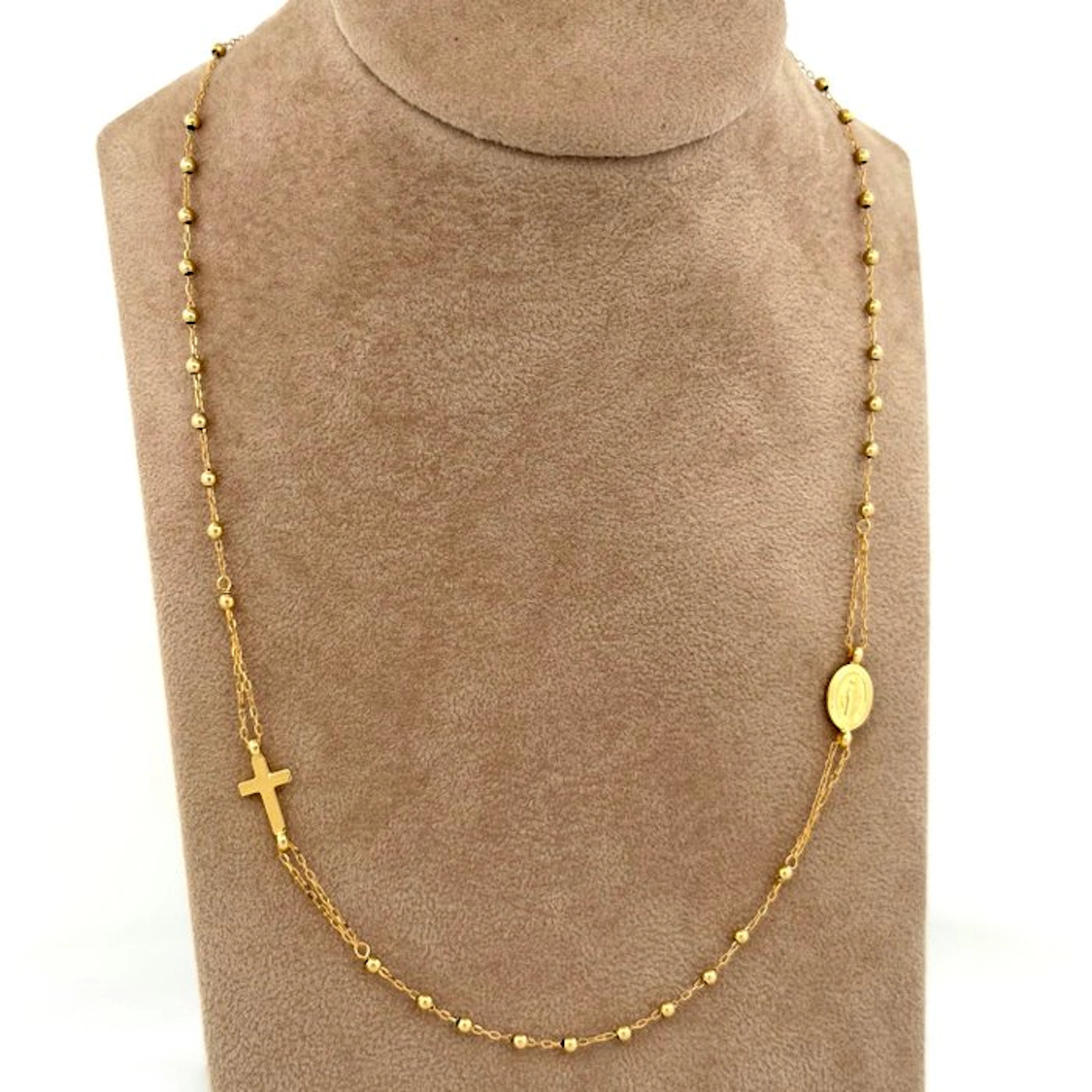 No reserve price - Necklace - 18 kt. Yellow gold - Rosario