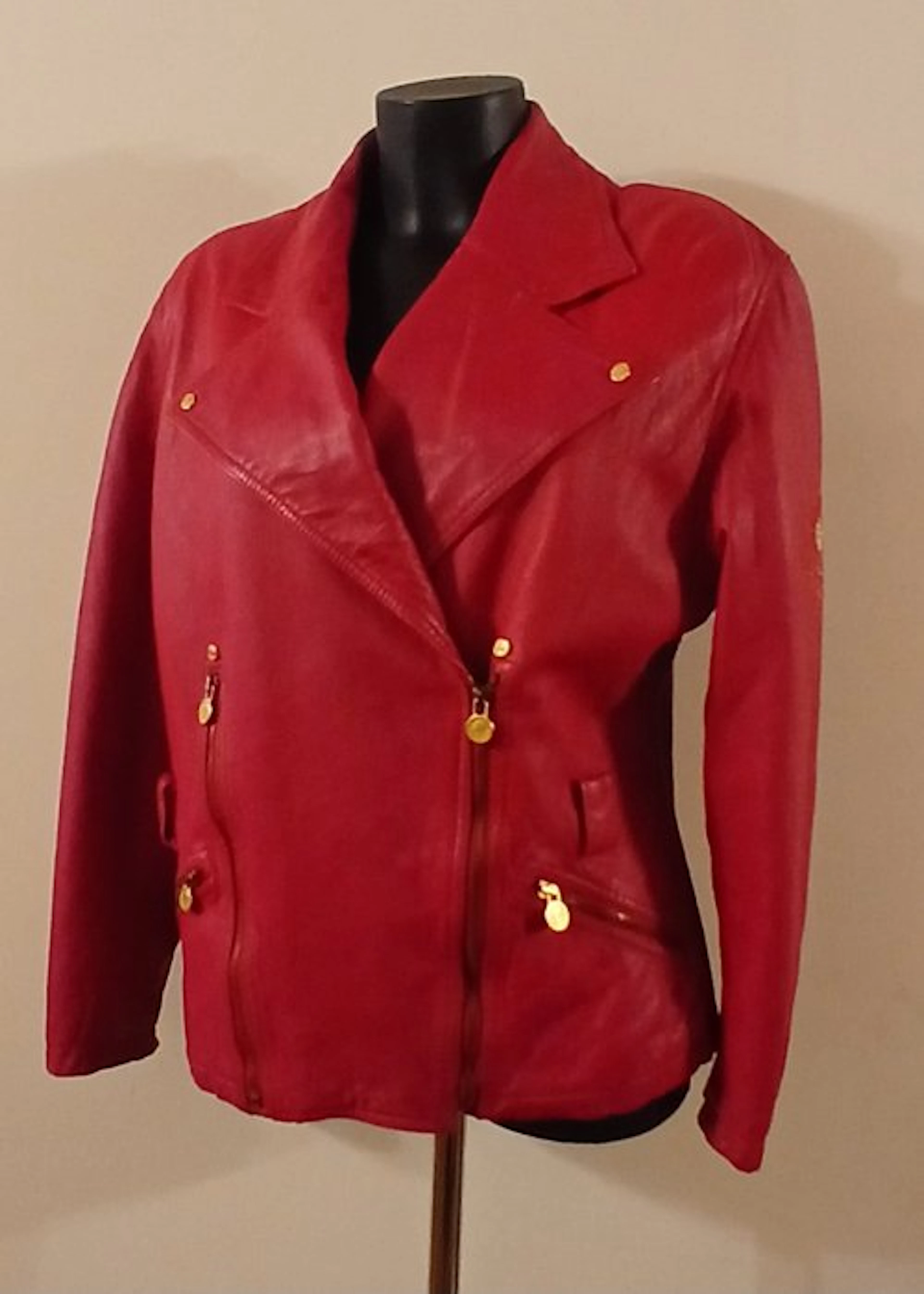 Roccobarocco - Leather jacket - Vintage